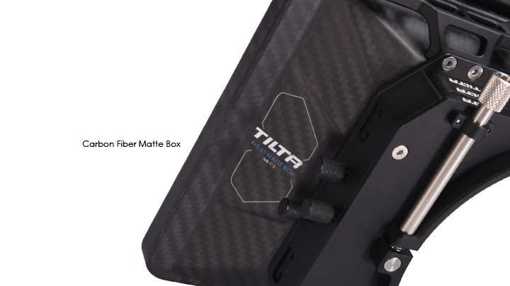 4×5.65 Carbon Fiber Matte Box (Clamp-on) (Open Box) | Tilta