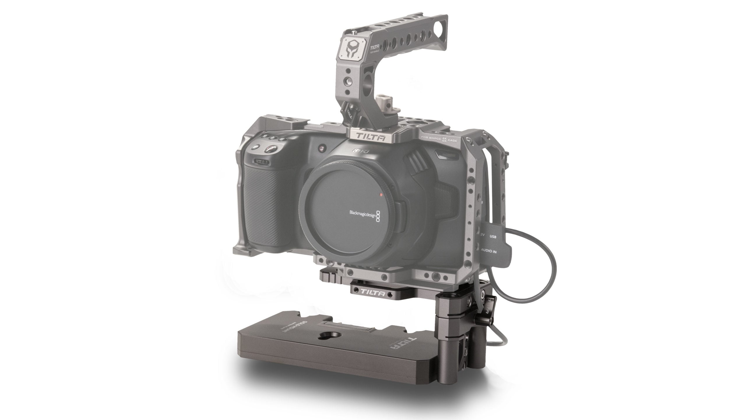 Gold-Mount Battery Baseplate - Tilta Gray | Tilta