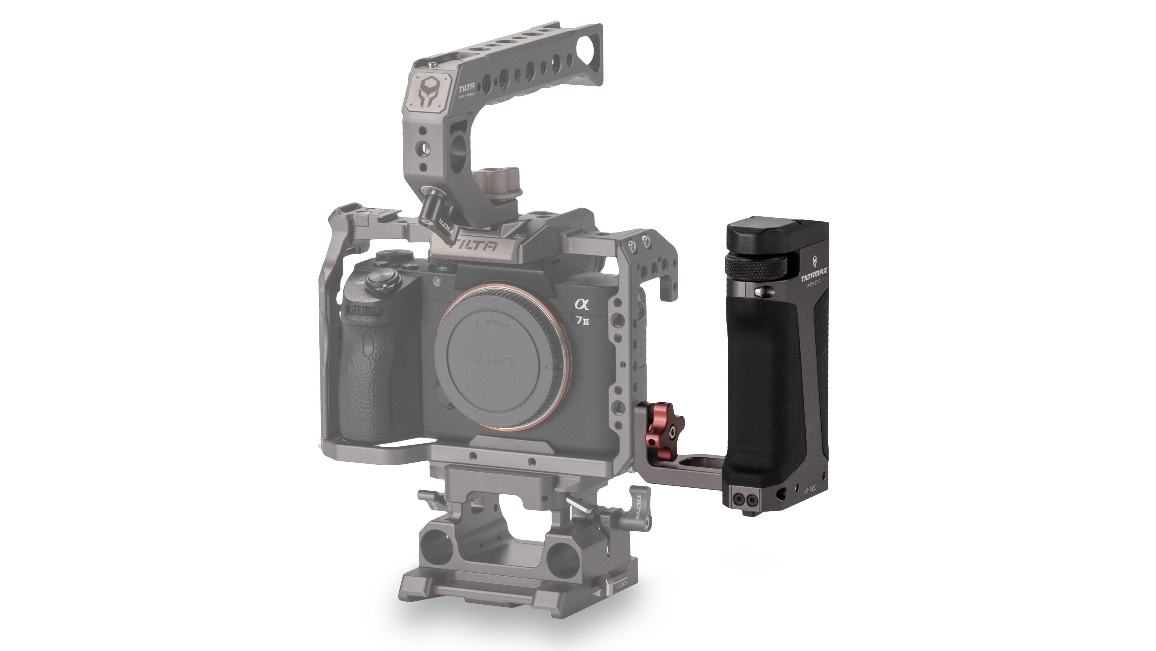 Side Focus Handle Type III (F570 Battery) - Tilta Gray (Open Box