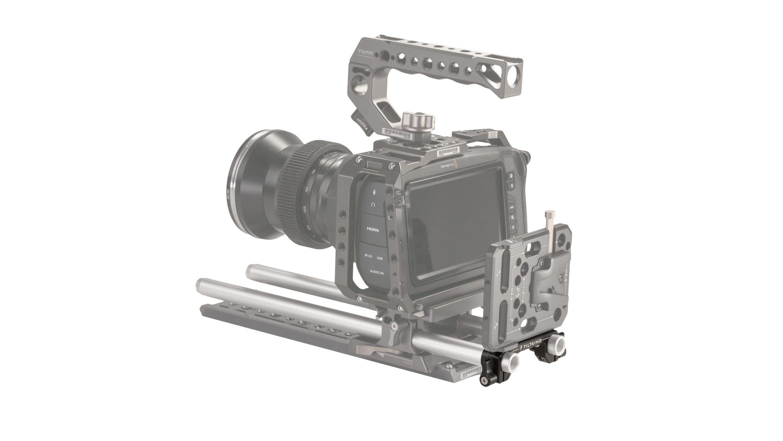 Rod vマウントプレート　15mmロッド Tillta Adapter Tilta | Plate Battery V-Mount Mini/Pocket for その他