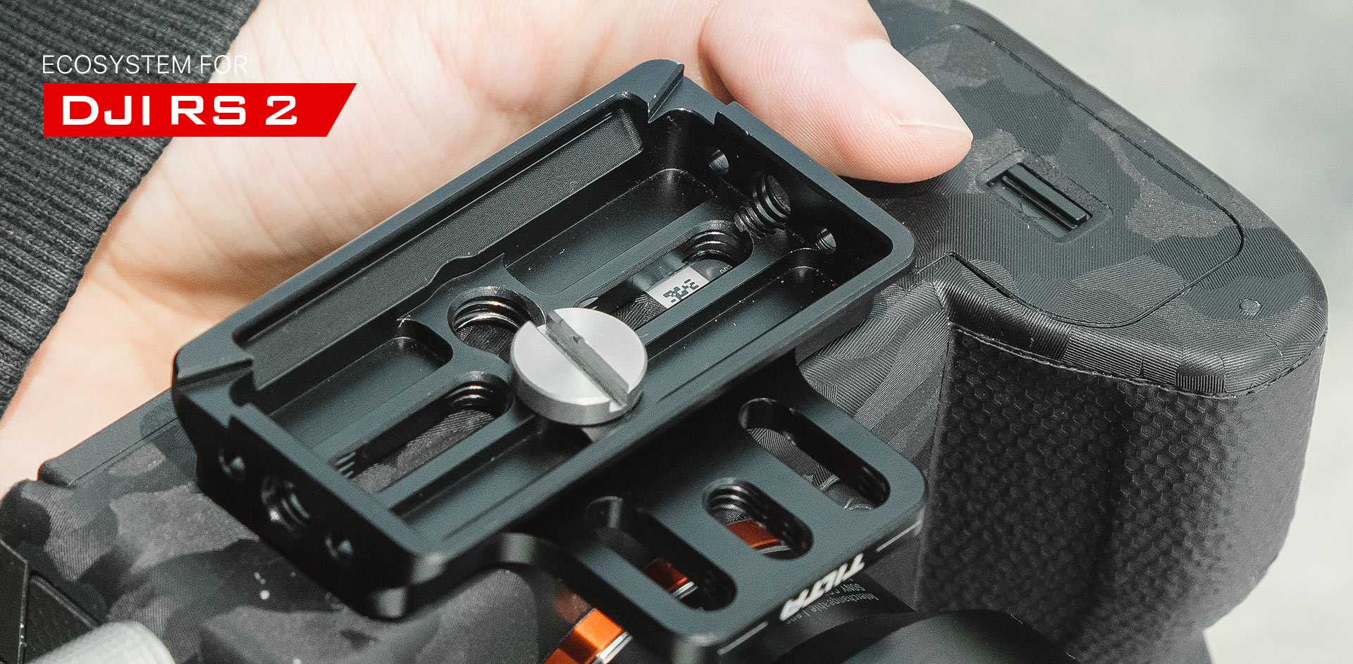 extended quick release-base-plate for DJI rs2