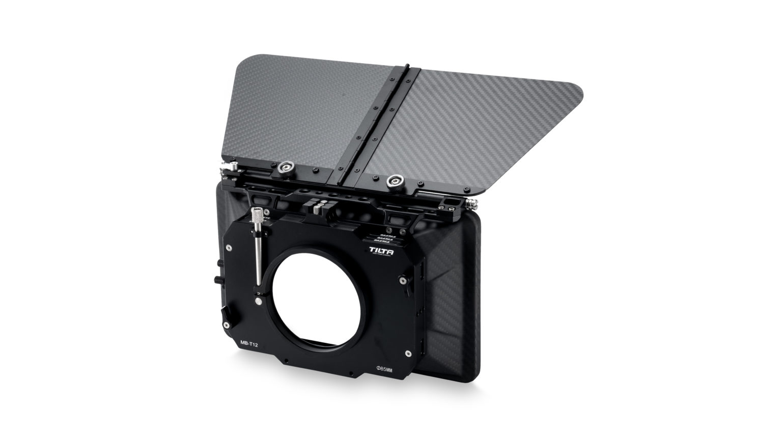 4‚Äö√†√∂‚àö‚â•5.65 Carbon Fiber Matte Box (Clamp-on) with Single Backing 85mm (Open Box)