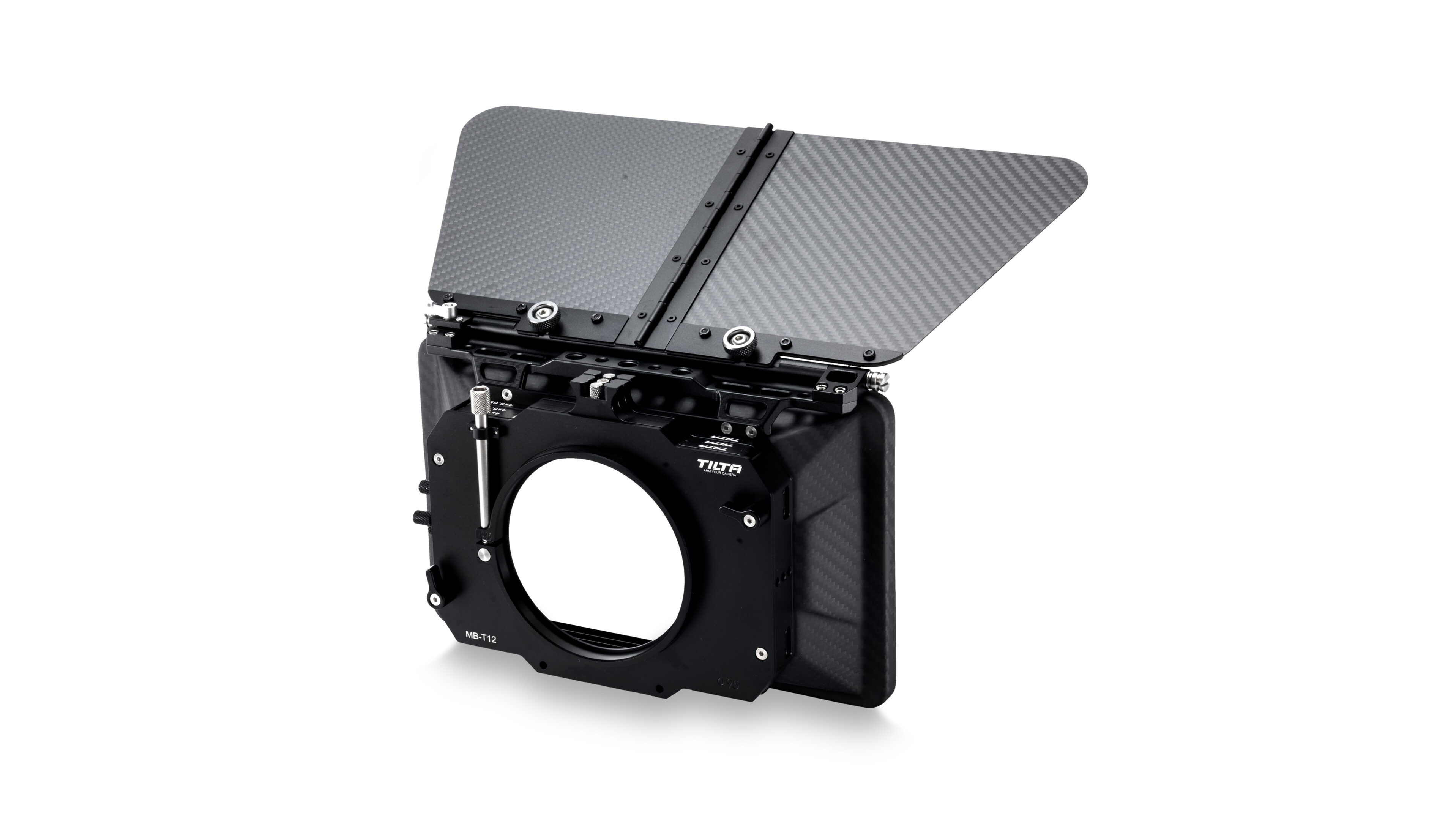 Tilta 4×5.65 カーボンファイバー製マットボックス 4×5.65 Carbon Fiber Matte Box (Clamp-on) with Single Backing 95mm