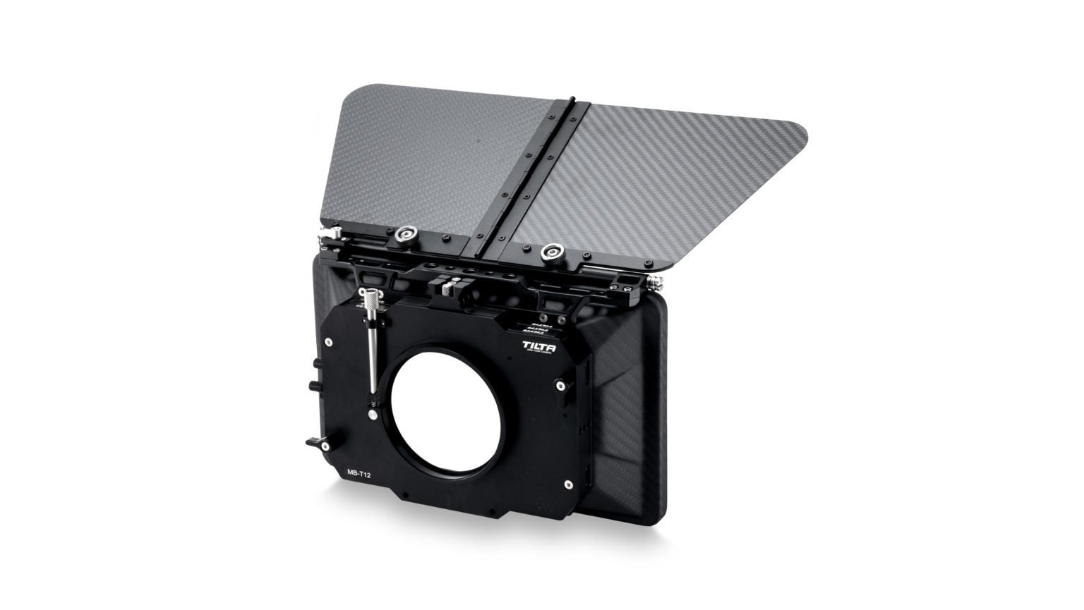 4x5.65 Carbon Fiber Matte Box (Clamp-on) with Single Backing