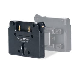 Gold Mount Battery Plate for Dual Handle Power Supply Bracket