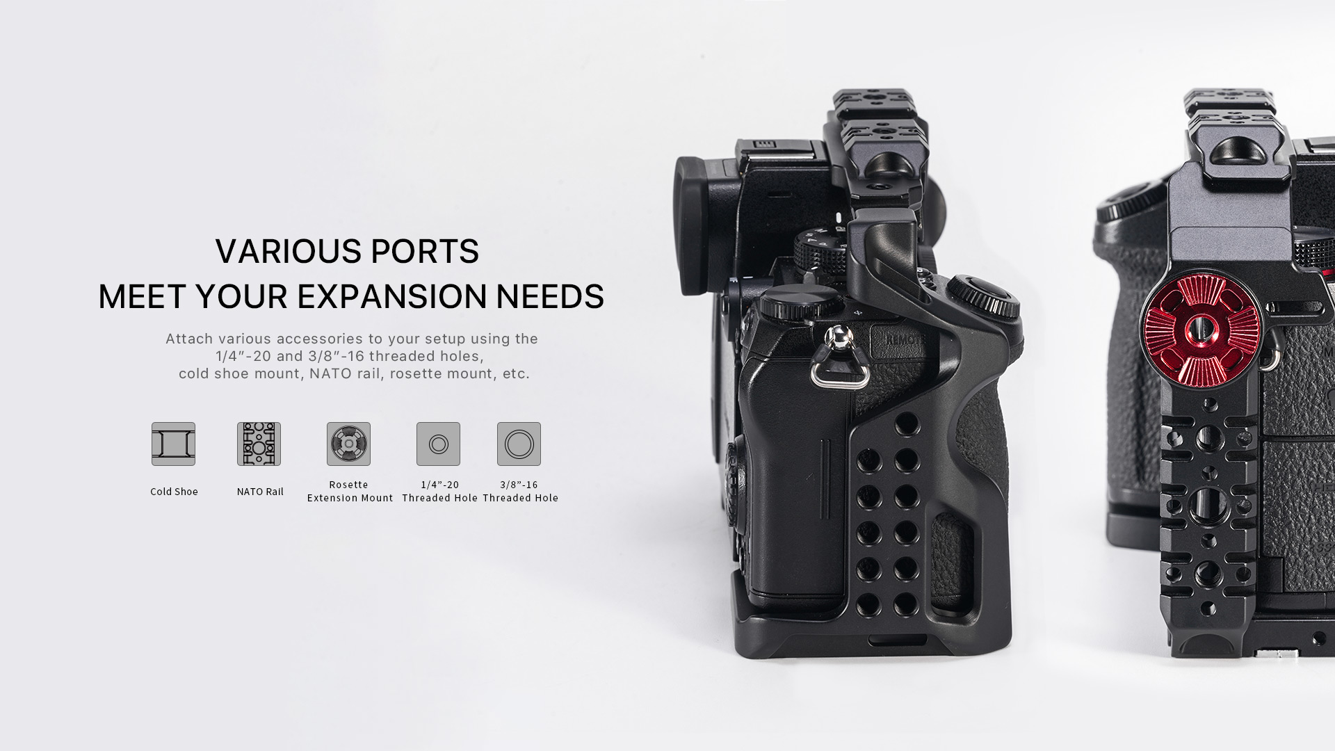 expansion ports for panasonic lumix s5 cage
