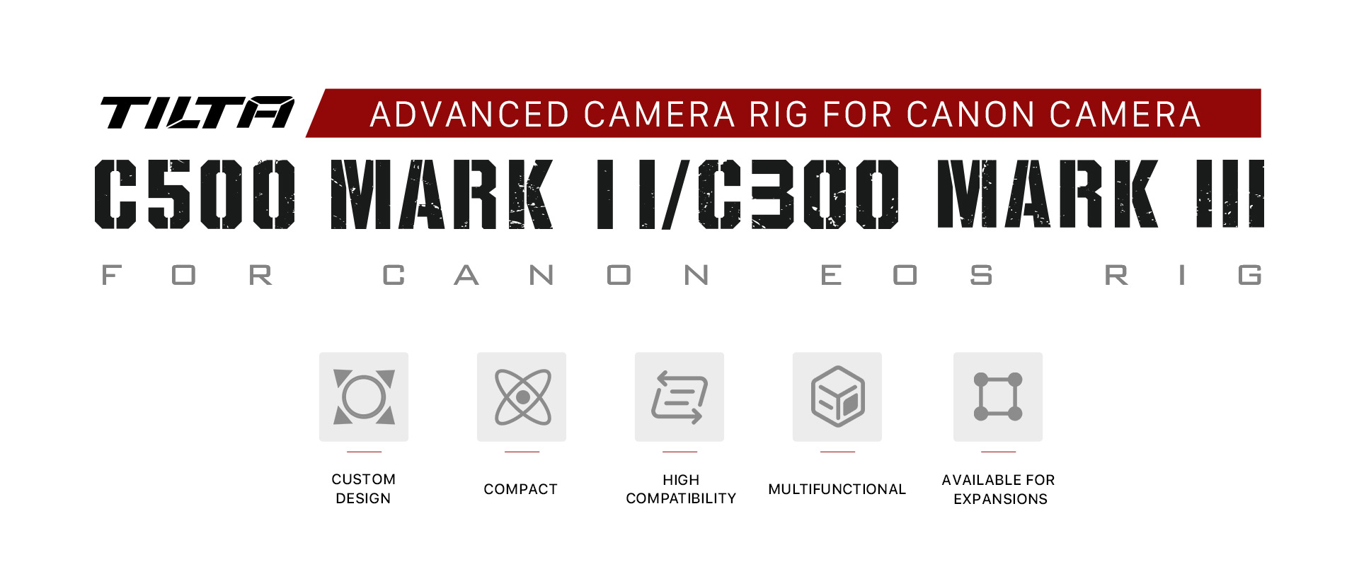 Camera Cage for Canon C500 Mk II/C300 Mk III