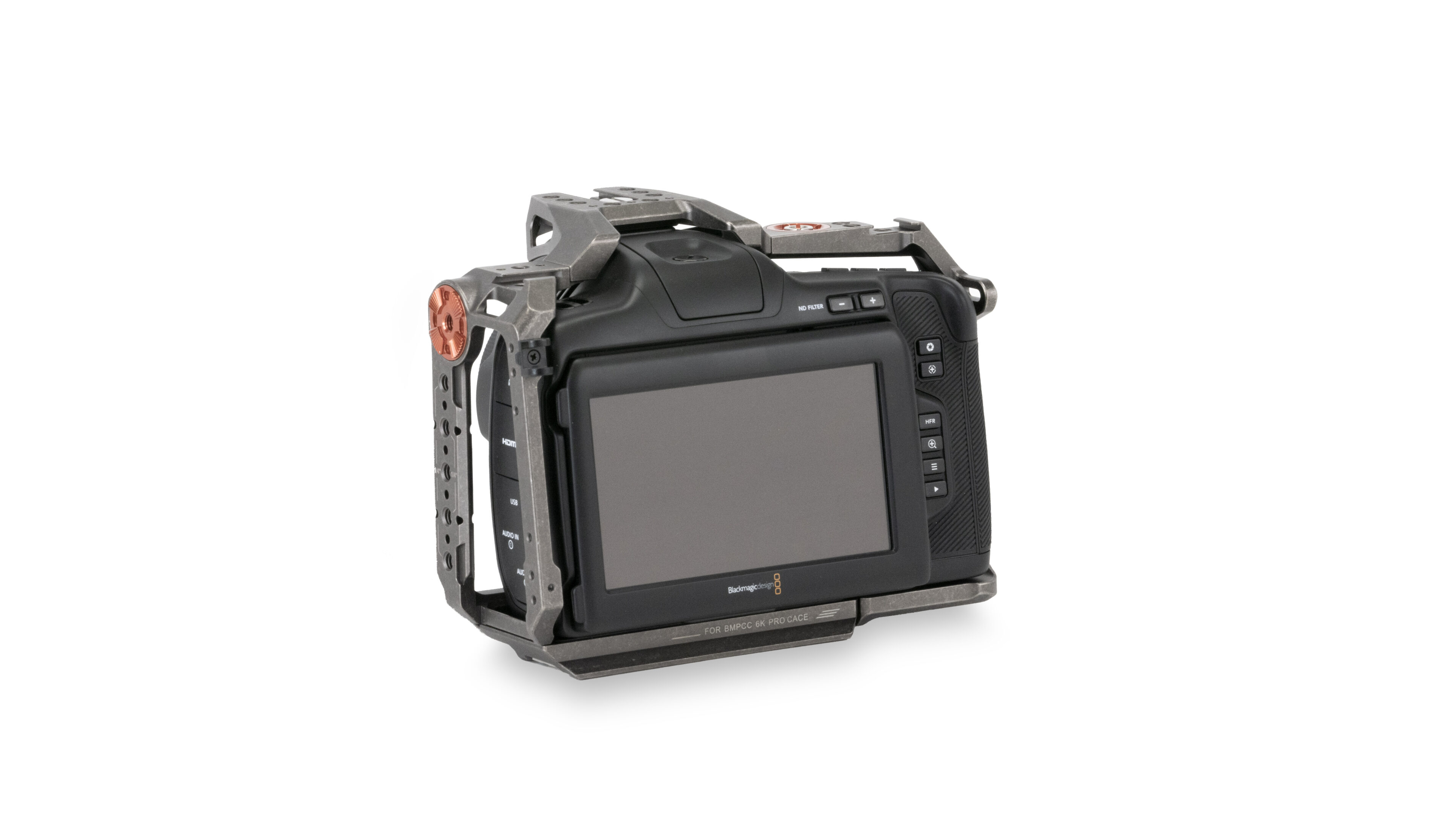 Full Camera Cage for BMPCC 6K Pro Tactical Gray (Open Box) | Tilta