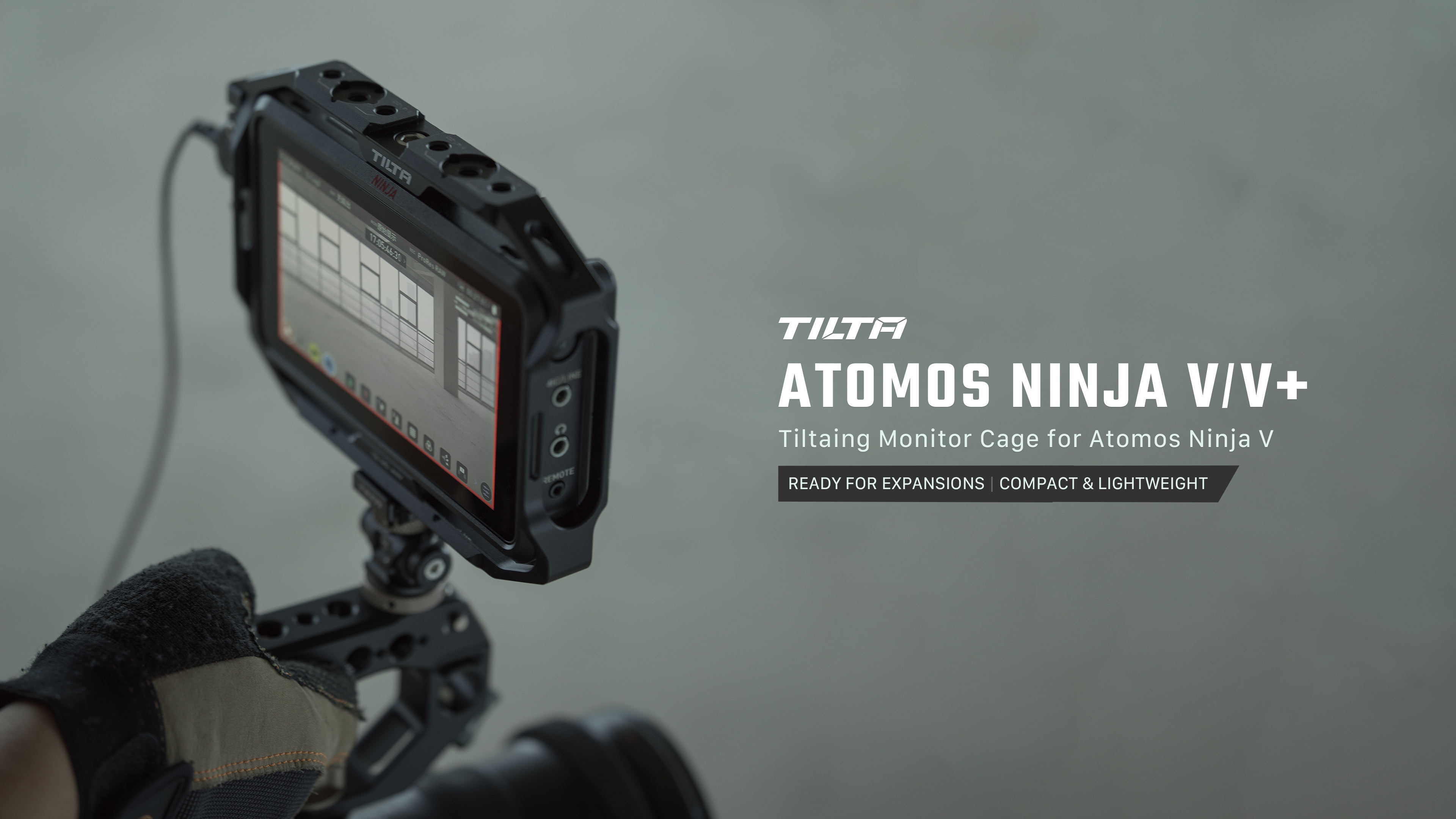 Tilta Monitor Cage for Atomos Ninja V - Black