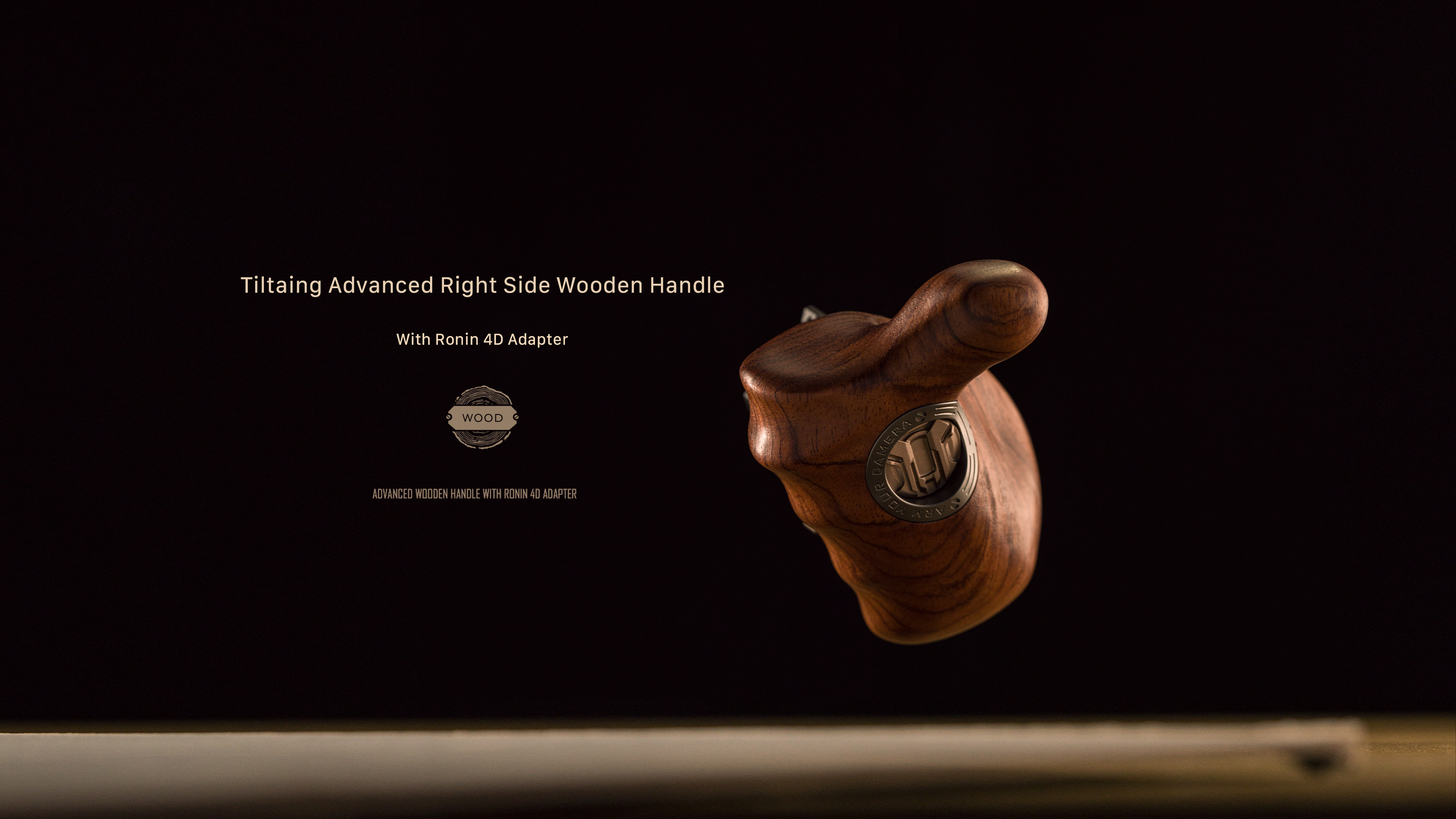 Tilta Advanced Side Wooden Handle Type IX - Black (One Pair) | Tilta