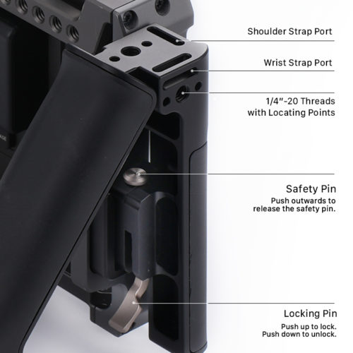Support Handles for DJI Remote Monitor