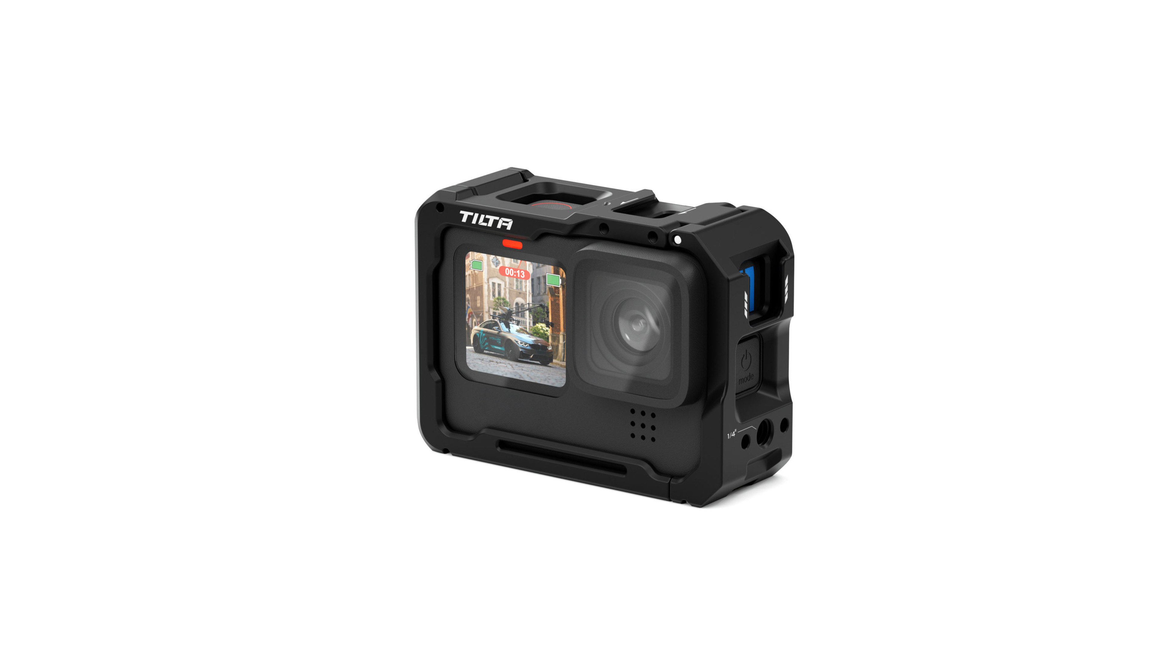 Full Camera Cage for GoPro HERO 12/11/10/9 - Black (Open Box Full Camera Cage for GoPro HERO 12/11/10/9 - Black (Open Box