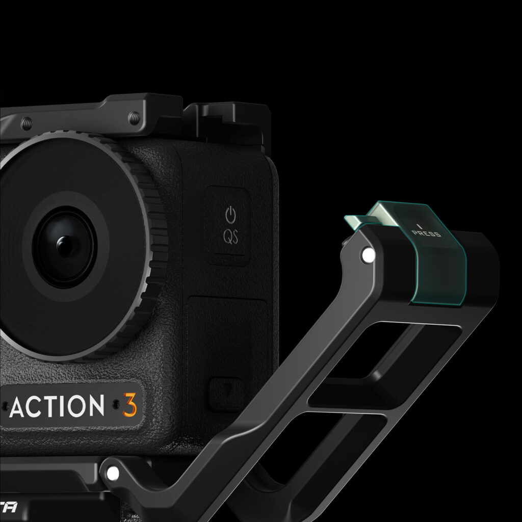 Tilta Cage de caméra pour kit de base DJI Osmo Action 5 Pro - Gris titane - Cage - Achat et prix