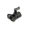 15mm Rod Holder to Dual 1/4"-20 Adapter - Black