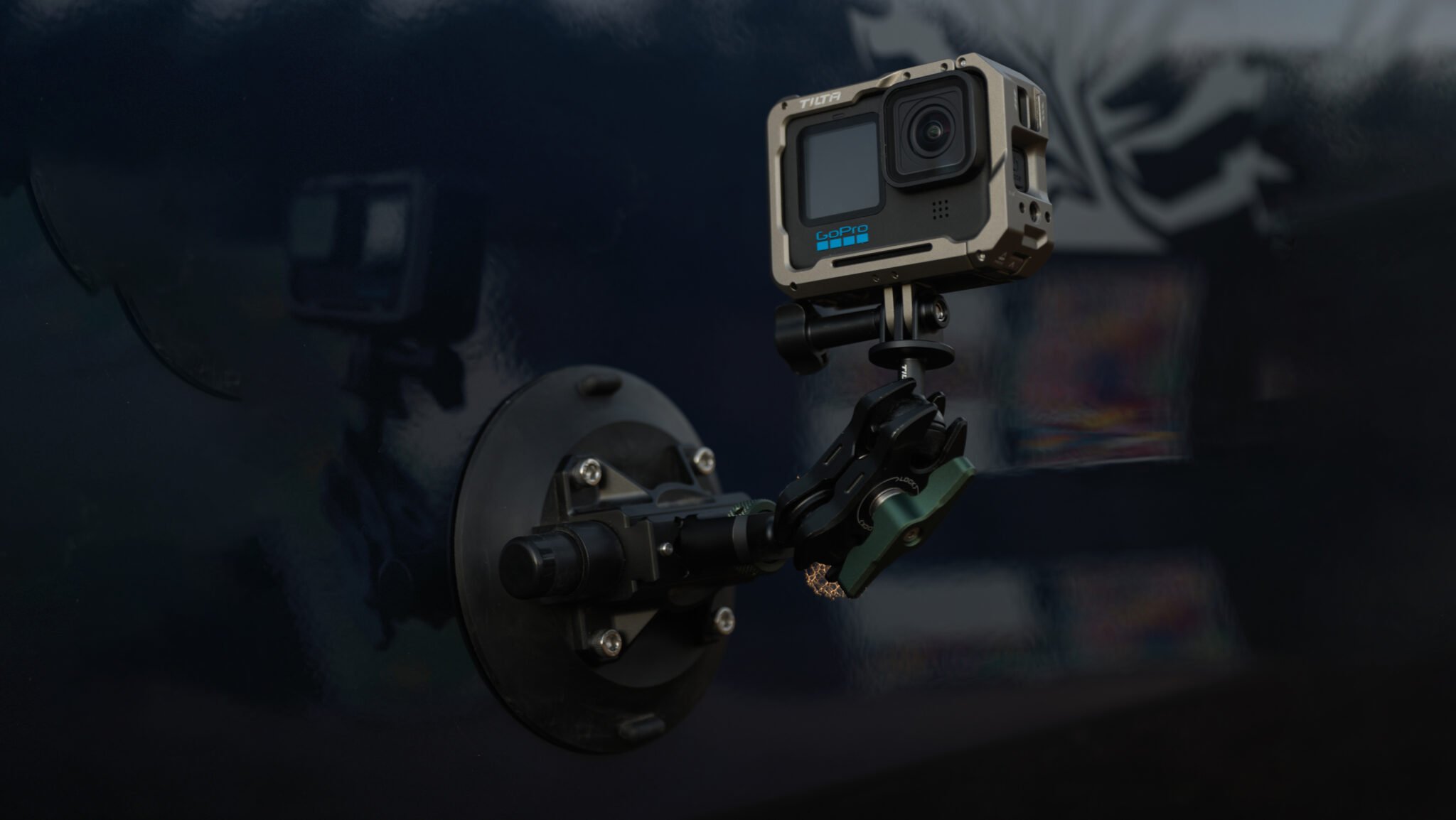 Universal Action Camera Suction Cup (4.5") Mounting Kit Tilta