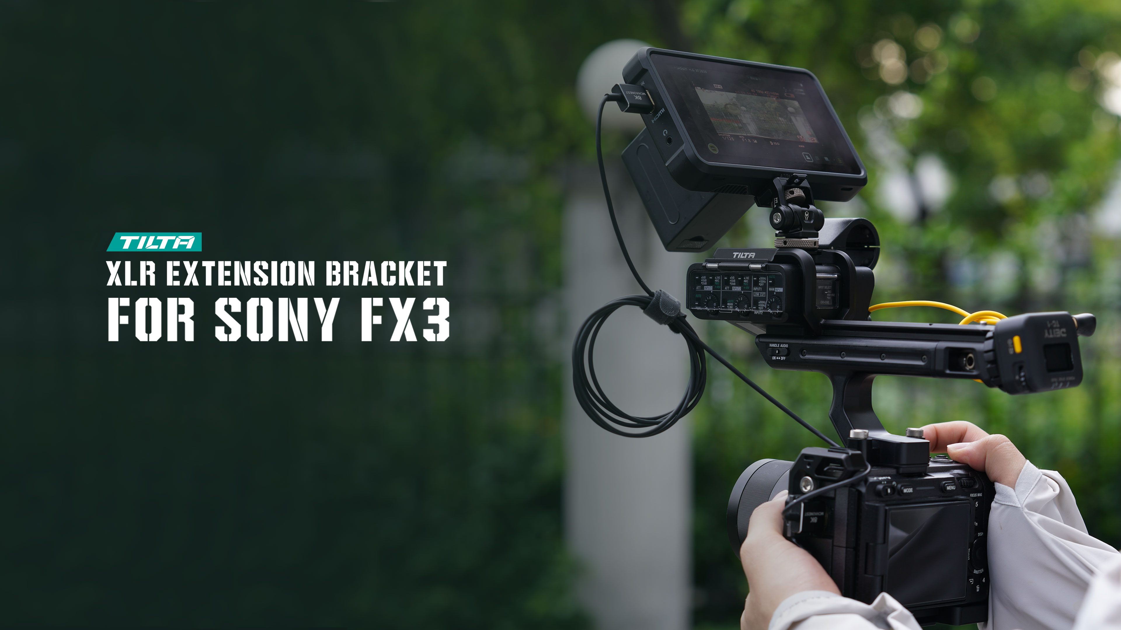 XLR Extension Bracket for Sony FX3