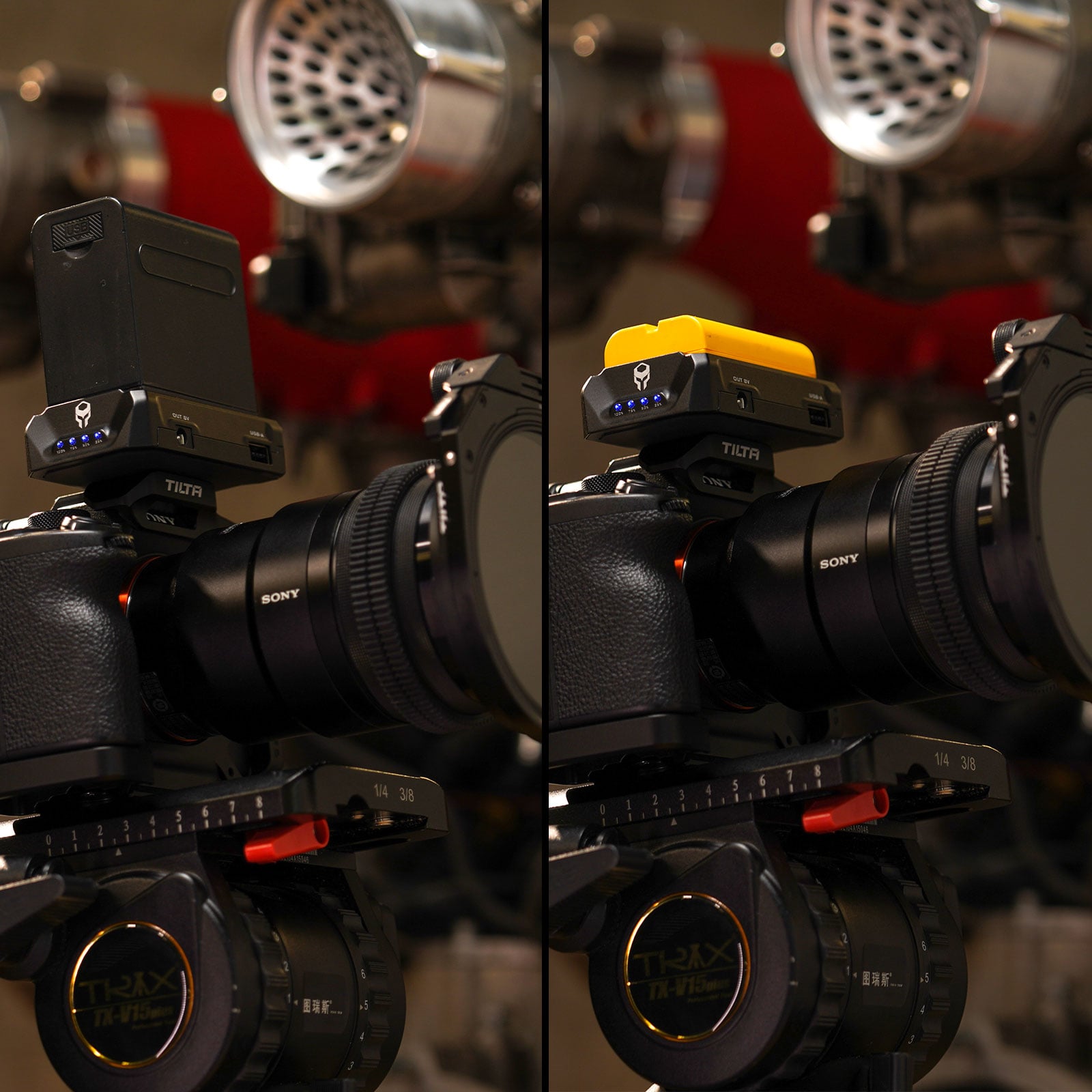 SmallRig Placa De Montaje De Adaptador De Batería NP-F Con Batería Ficticia LP-E6NH, Para Canon EOS R5/R5C Y BMPCC 4K/6K, Con Puerto USB-C Y Salidas De CC Dobles Compatibles Con NP-F970