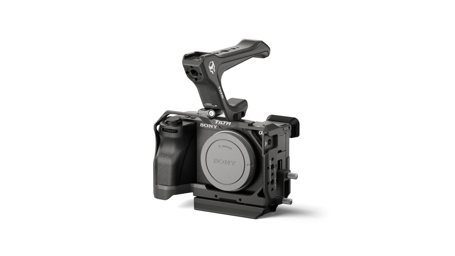 Hersmay A6500/A6400/A6300 Camera Cage Video Stabilizer With Top Handle For Sony