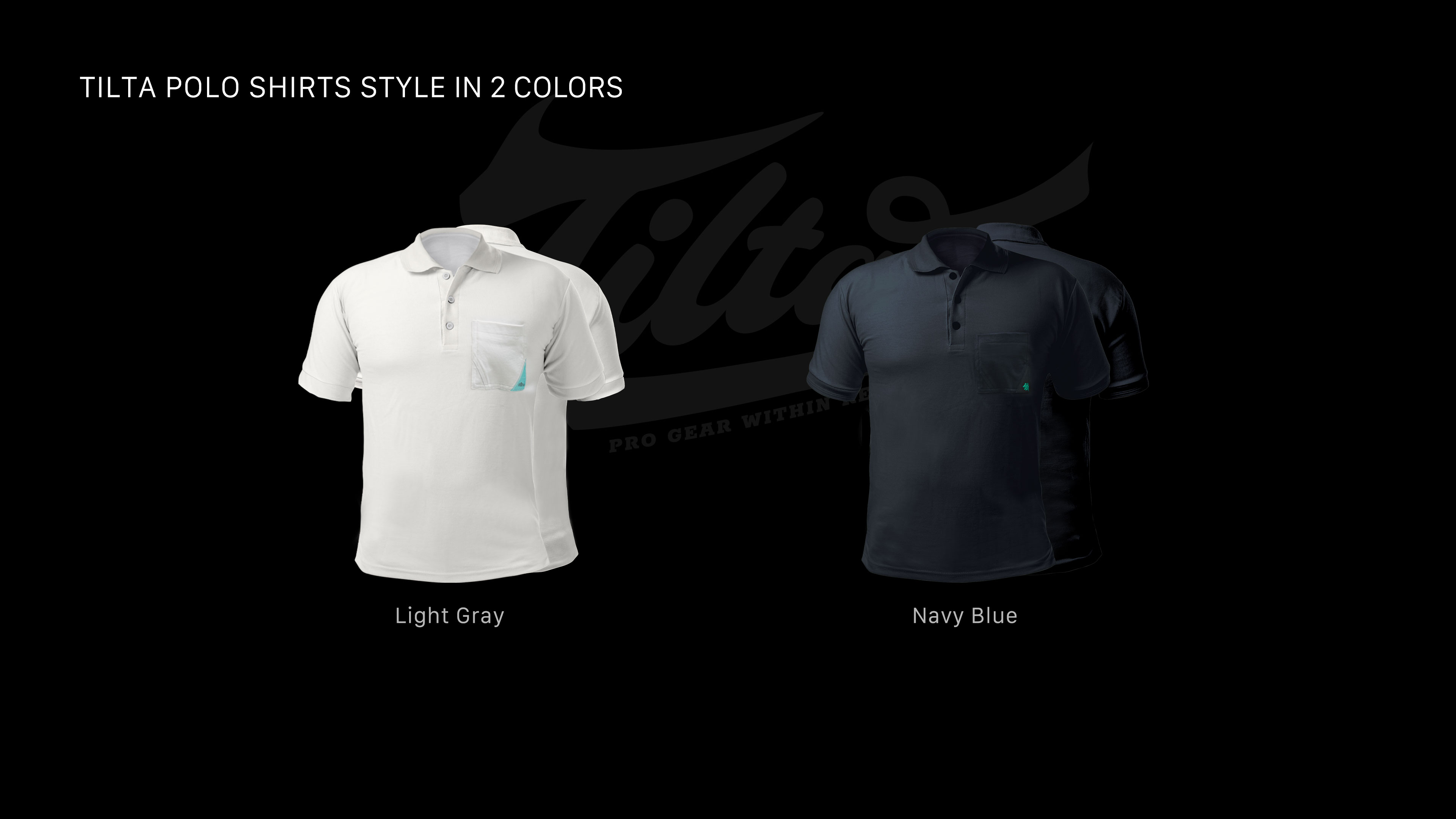 Tilta Crew Polo Shirt - Light Gray
