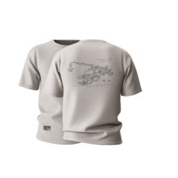 Hydra Arm Futuristic Sketch T-Shirt - Space Gray