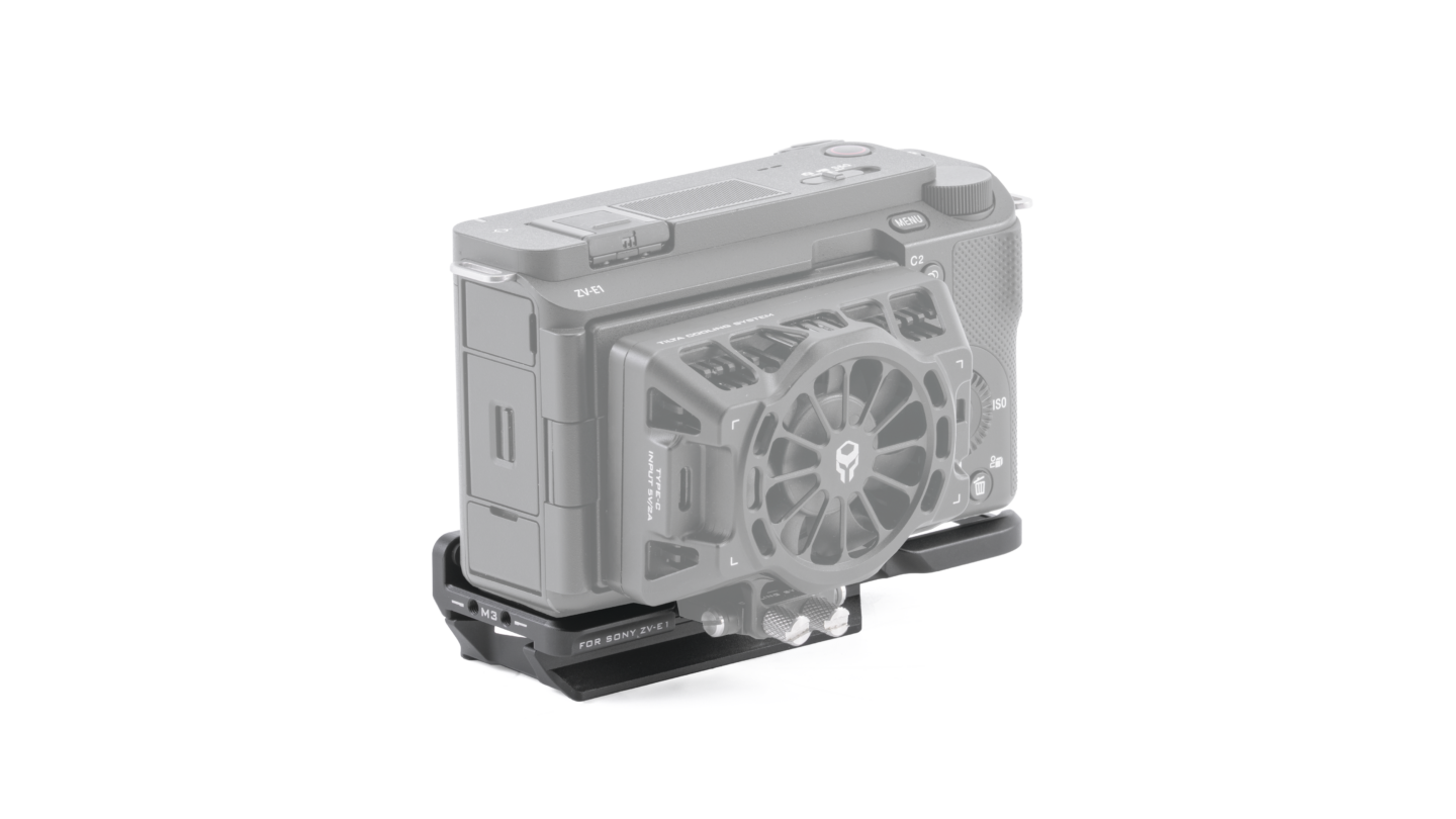 Arca Baseplate for Sony ZV-E1 - Black | Tilta