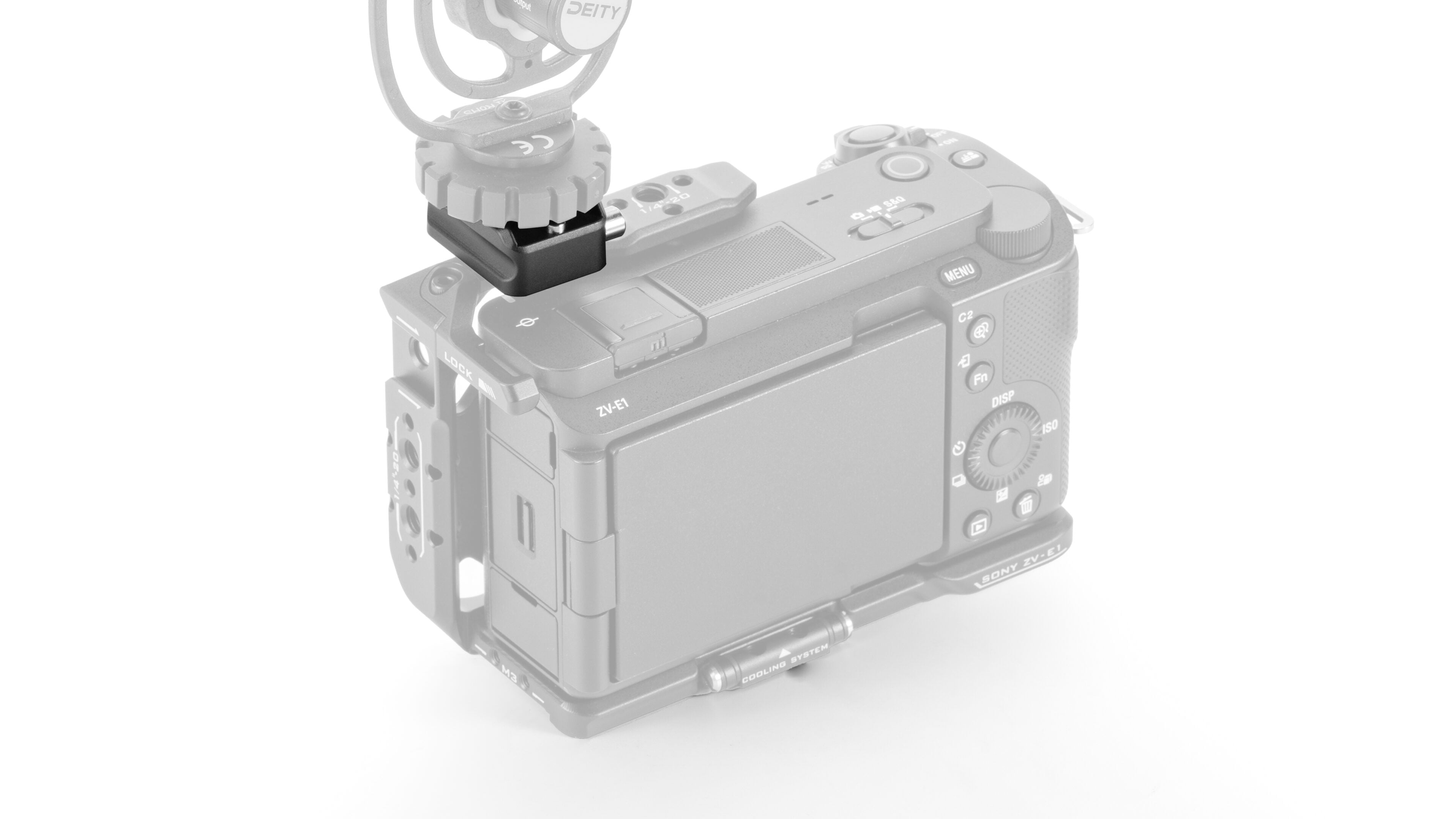 TILTA Cold Shoe Receiver Adapter With Cold Shoe Mount Pour On