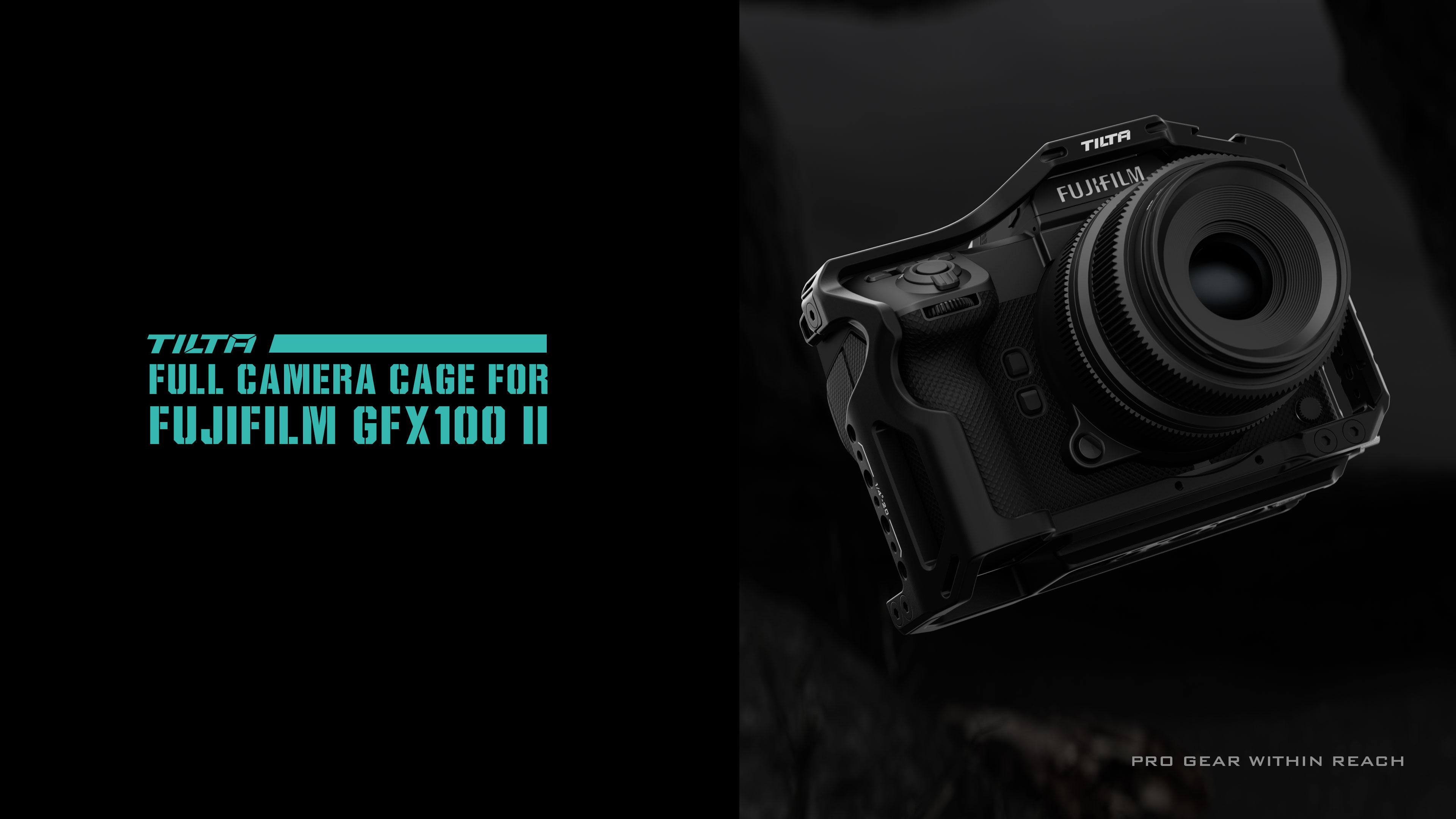 Full Camera Cage for Fujifilm GFX100 II  - Black