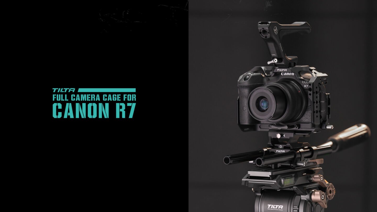 Full Camera Cage for Canon R7 - Black | Tilta