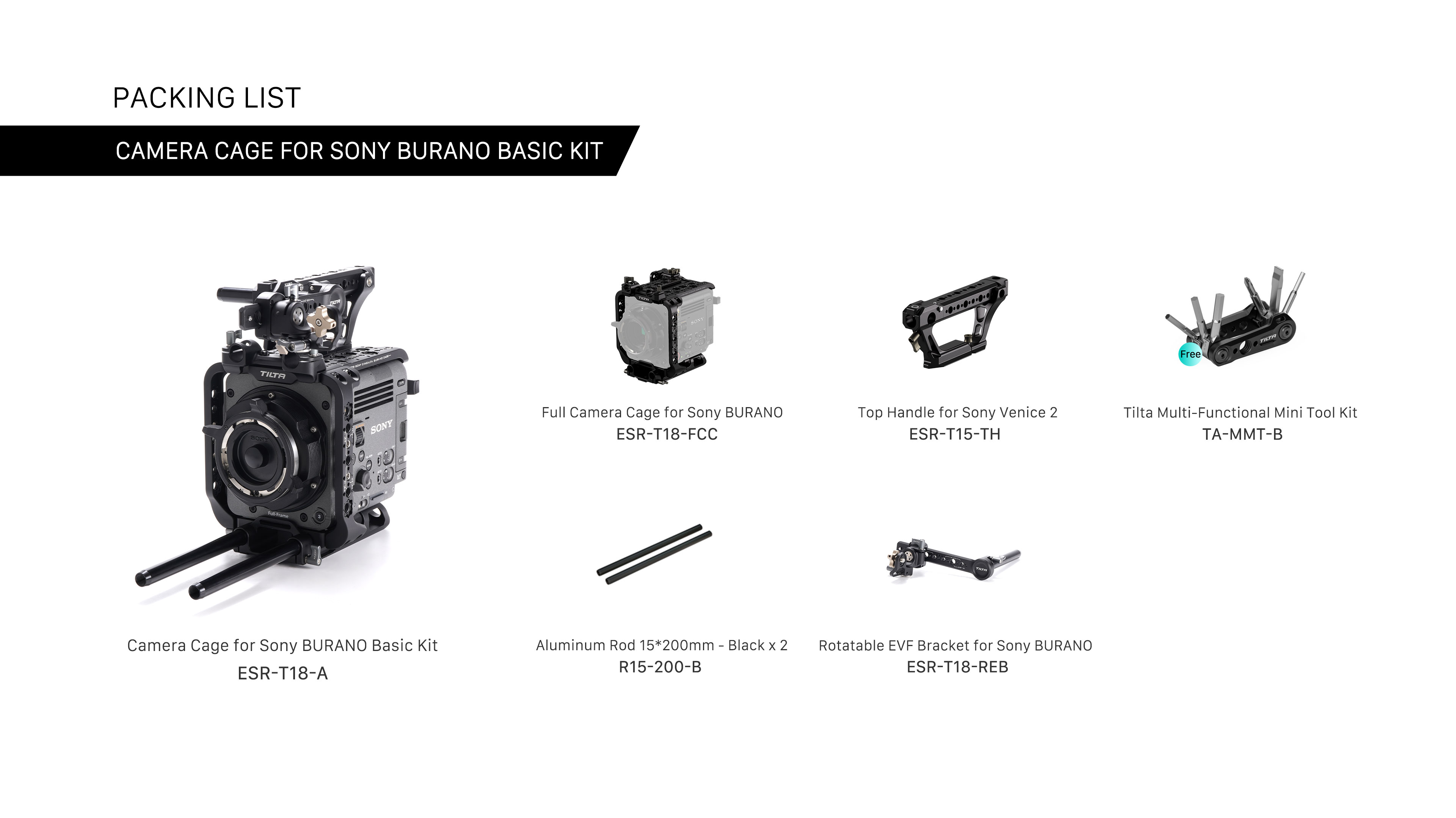 Camera Cage for Sony BURANO Basic Kit
