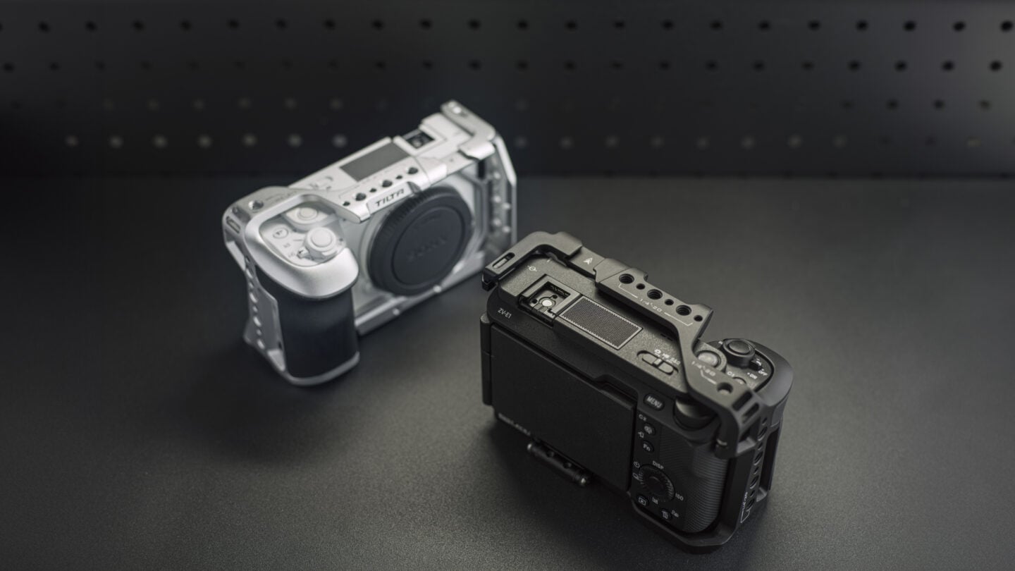 Full Camera Cage for Sony ZV-E1 Silver (Open Box) | Tilta