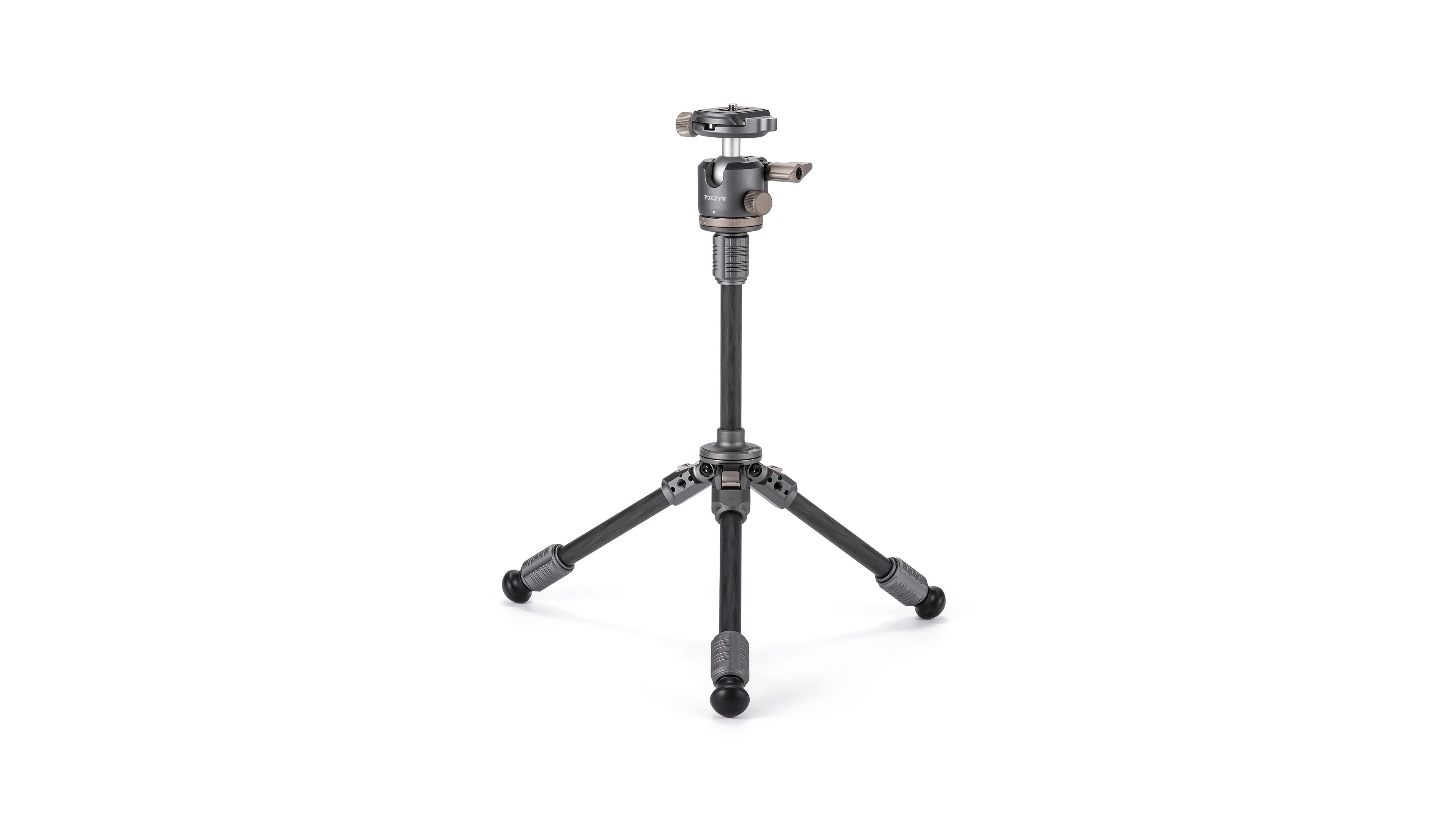 Tilta BT03E Tabletop Ball Head with 1-Stage Carbon Fiber Tripod Legs (3KG)  Extendable Edition
