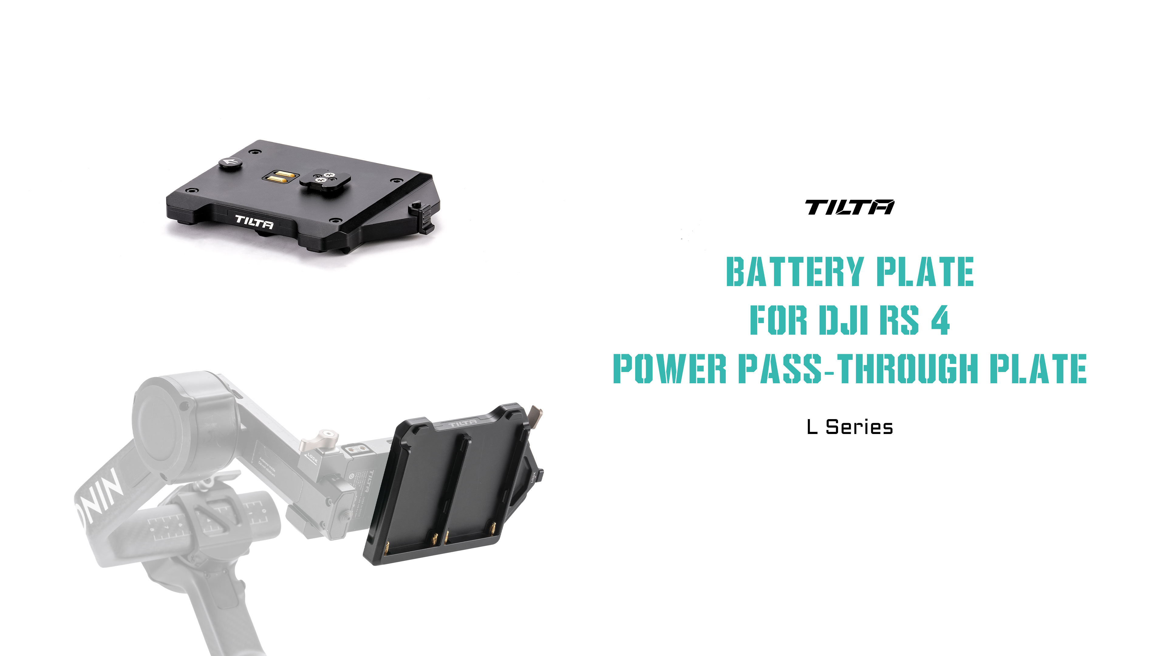 Battery Plate To DJI RS3 Pro Power Pass-through Plate Kit | Tilta