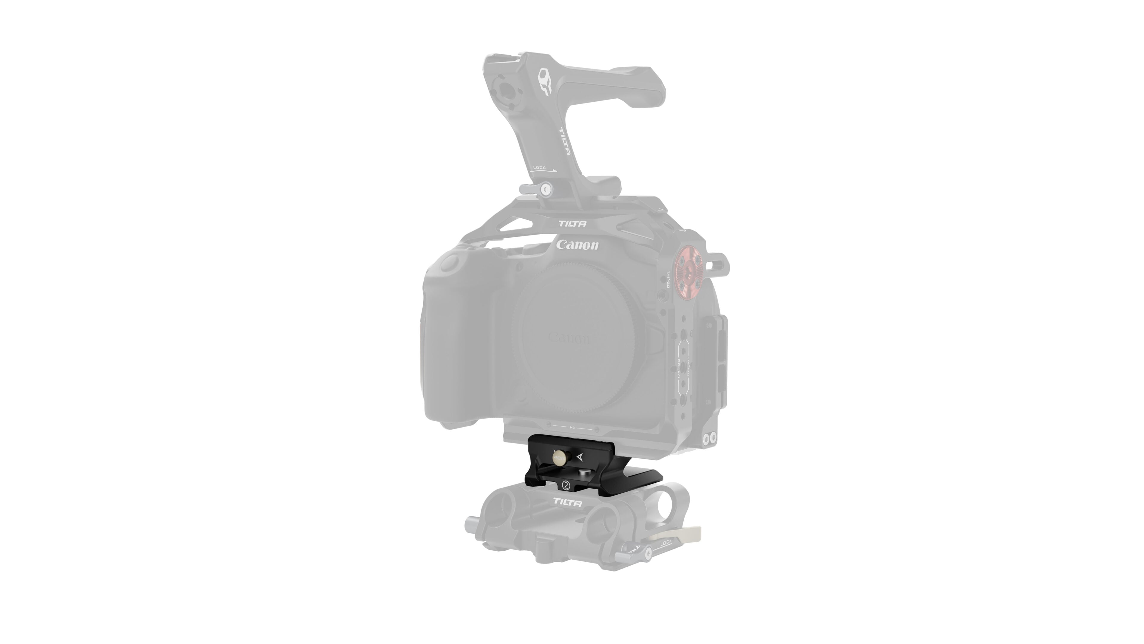 LWS Baseplate Adapter Type II Titanium Gray (Open Box) | Tilta