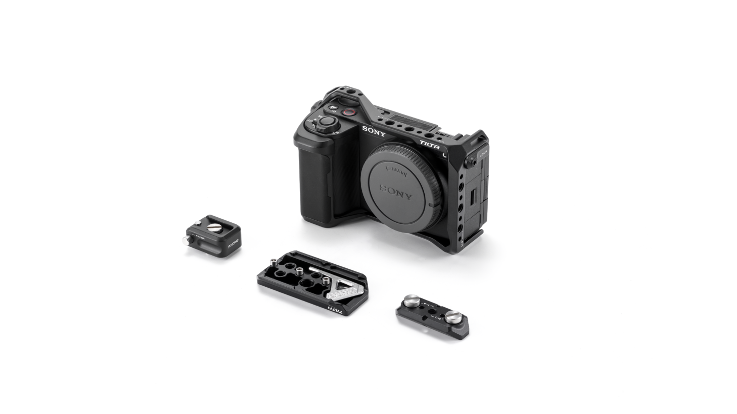 デジタルカメラ SONY ZV- E10 small rig cage ZV-E10 II Camera Cage | HawkLock Quick Release System