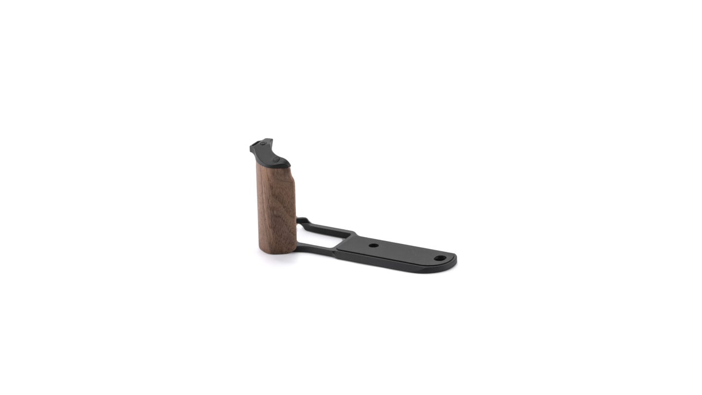 Mounting Baseplate with Wooden Grip for Fujifilm X-T50 | Tilta