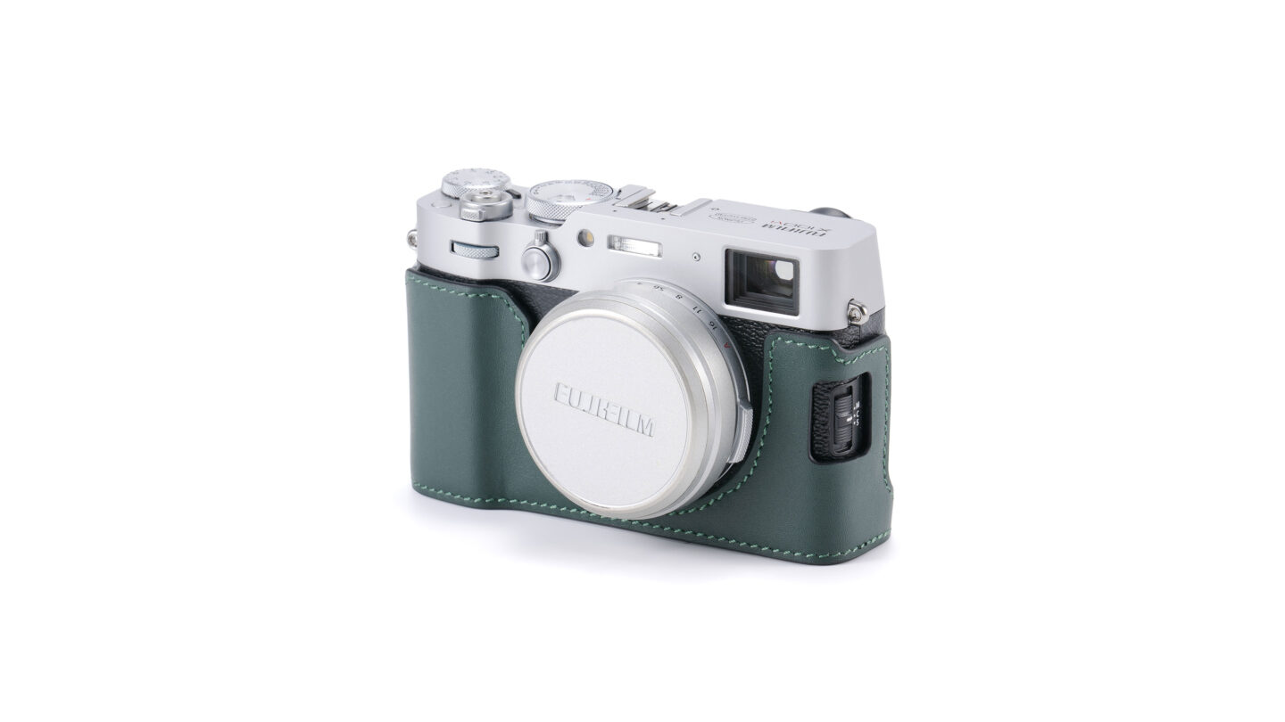 Leather Camera Case for Fujifilm X100VI - Green (Open Box) | Tilta