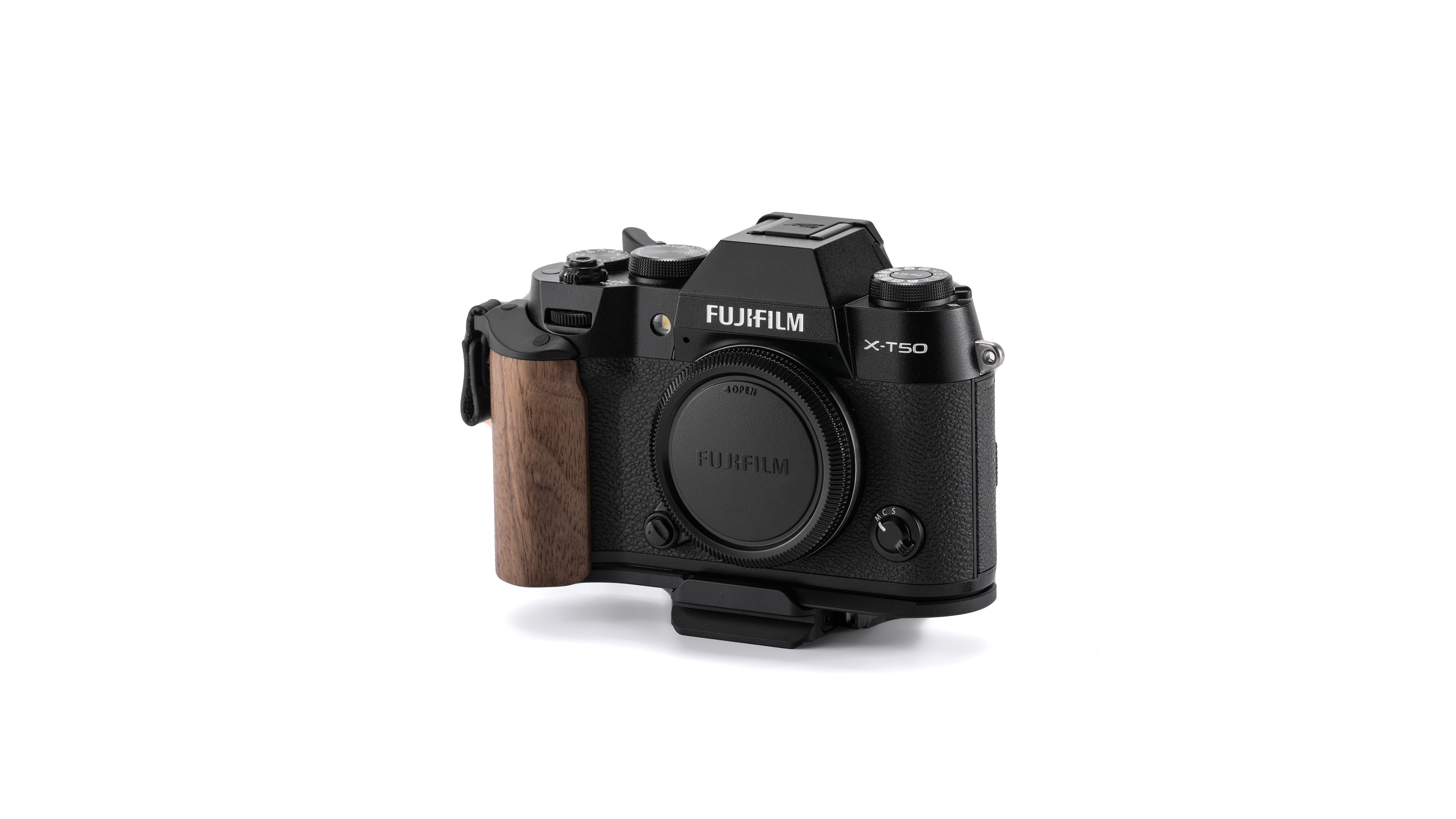Vintage Camera Cage for Fujifilm X-T50 Base Kit - Black (Open Box