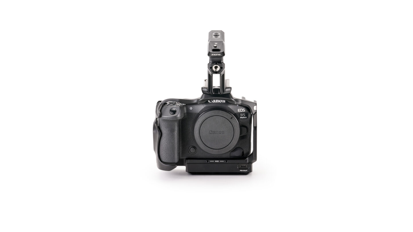 Camera Cage with Cooling System for Canon R5 Mark II Base
