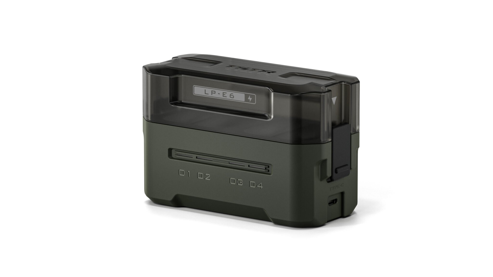 Tilta Portable Charging Station for Canon LP-E6 Battery (4 Channel) – Green