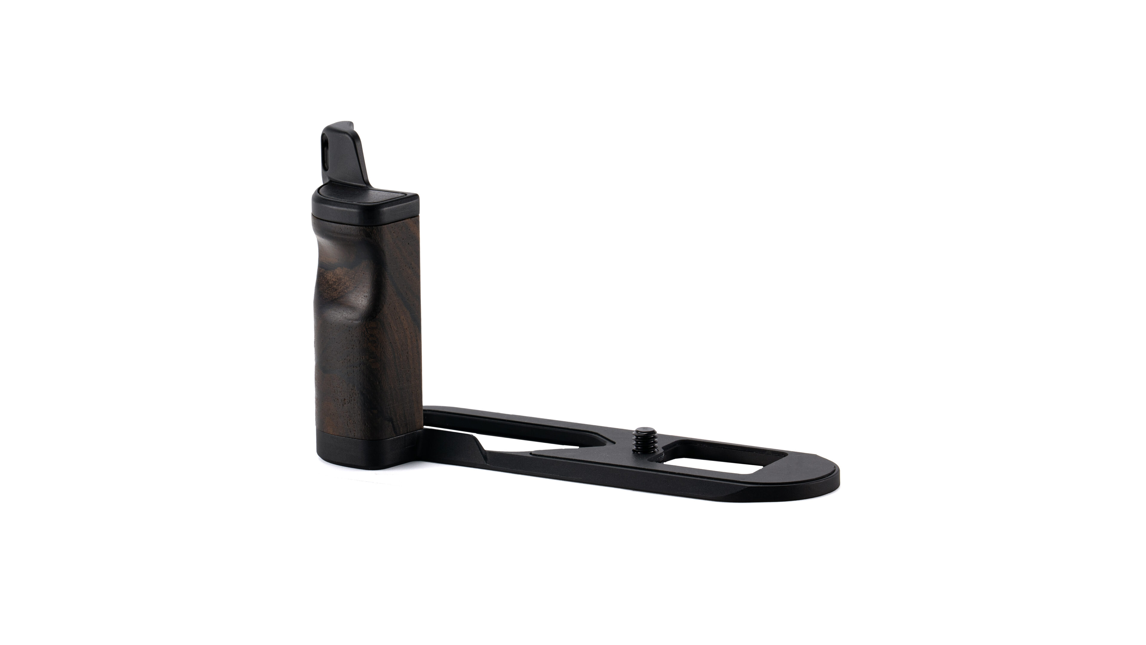 Mounting Baseplate with Wooden Grip for Leica Q3 - Black | Tilta