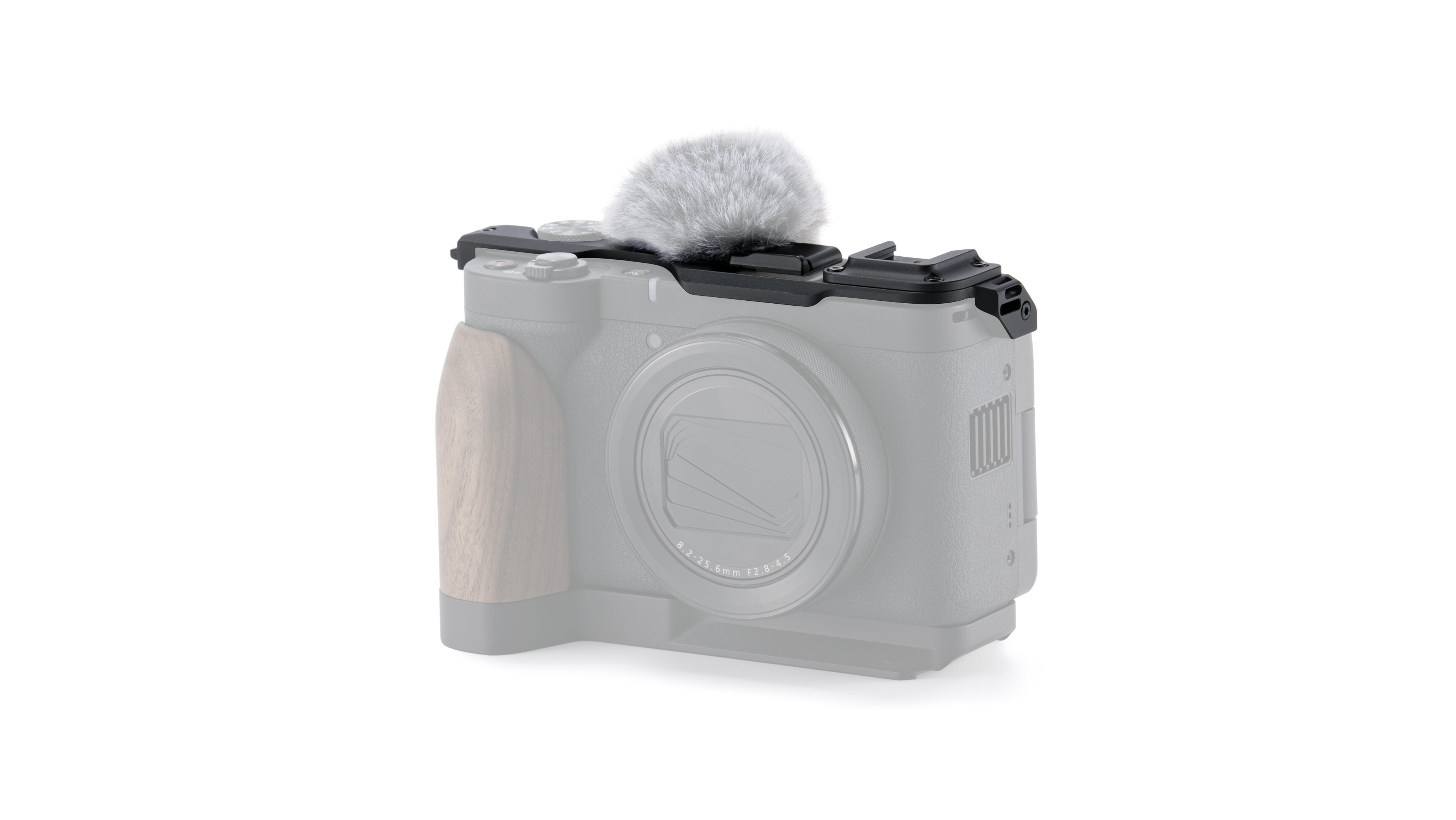 Top Plate for Canon PowerShot V1 - Black | Tilta