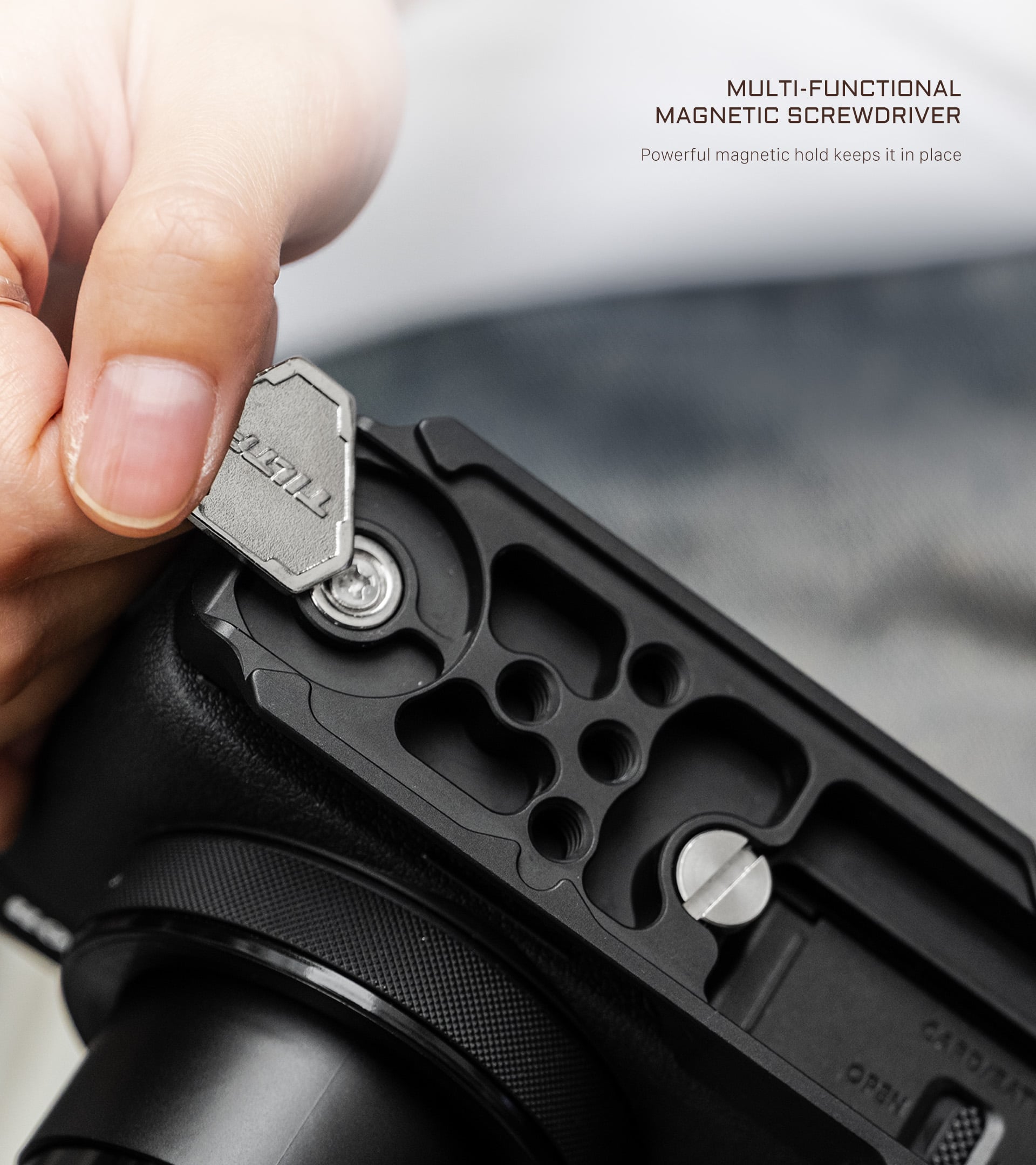 Vintage Camera Cage for Canon PowerShot V1 Base Kit - Black | Tilta