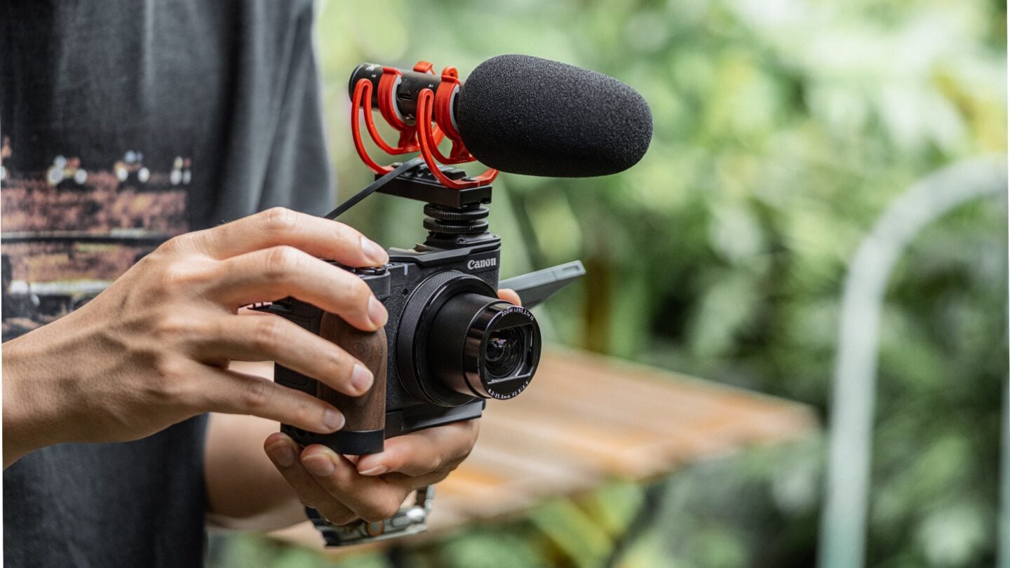 Vintage Camera Cage for Canon PowerShot V1 Base Kit - Black | Tilta