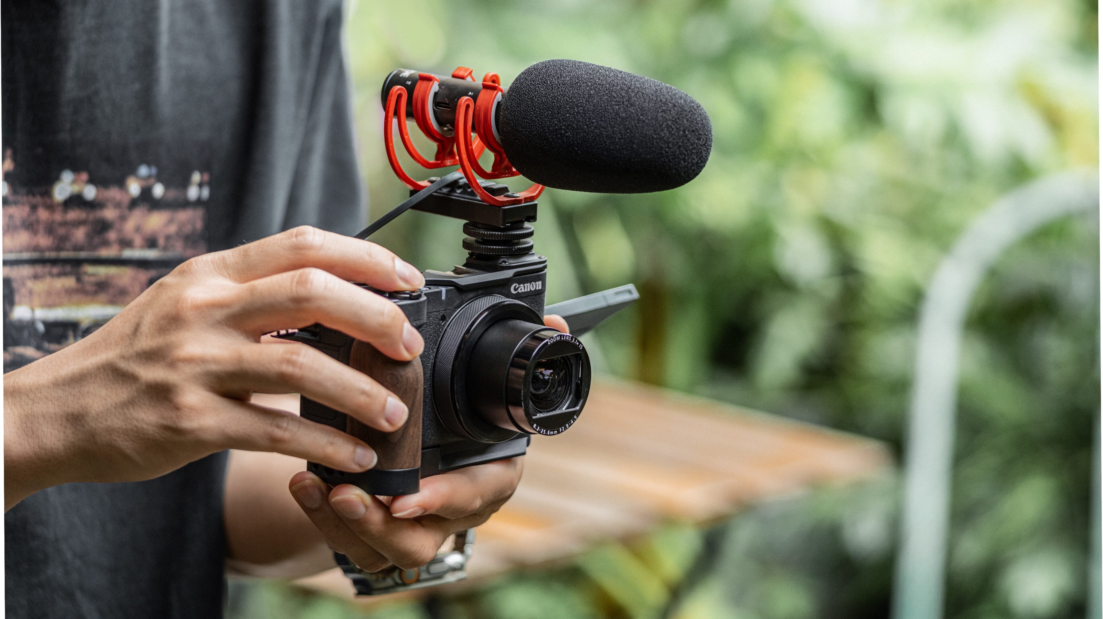 Vintage Camera Cage for Canon PowerShot V1 Base Kit - Black | Tilta