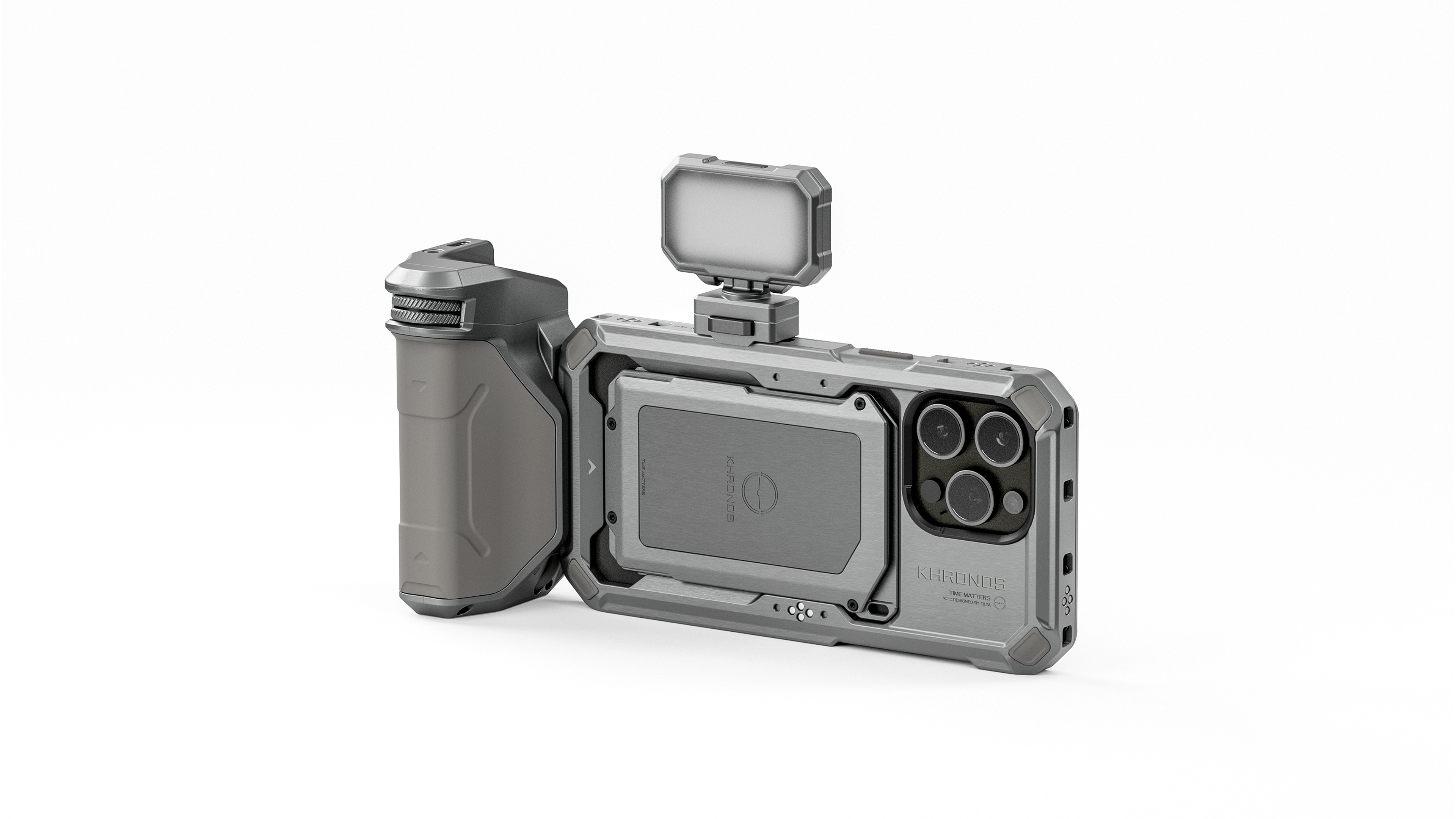 Khronos iPhone 15 Pro Basic Kit Titanium White (Open Box) | Tilta