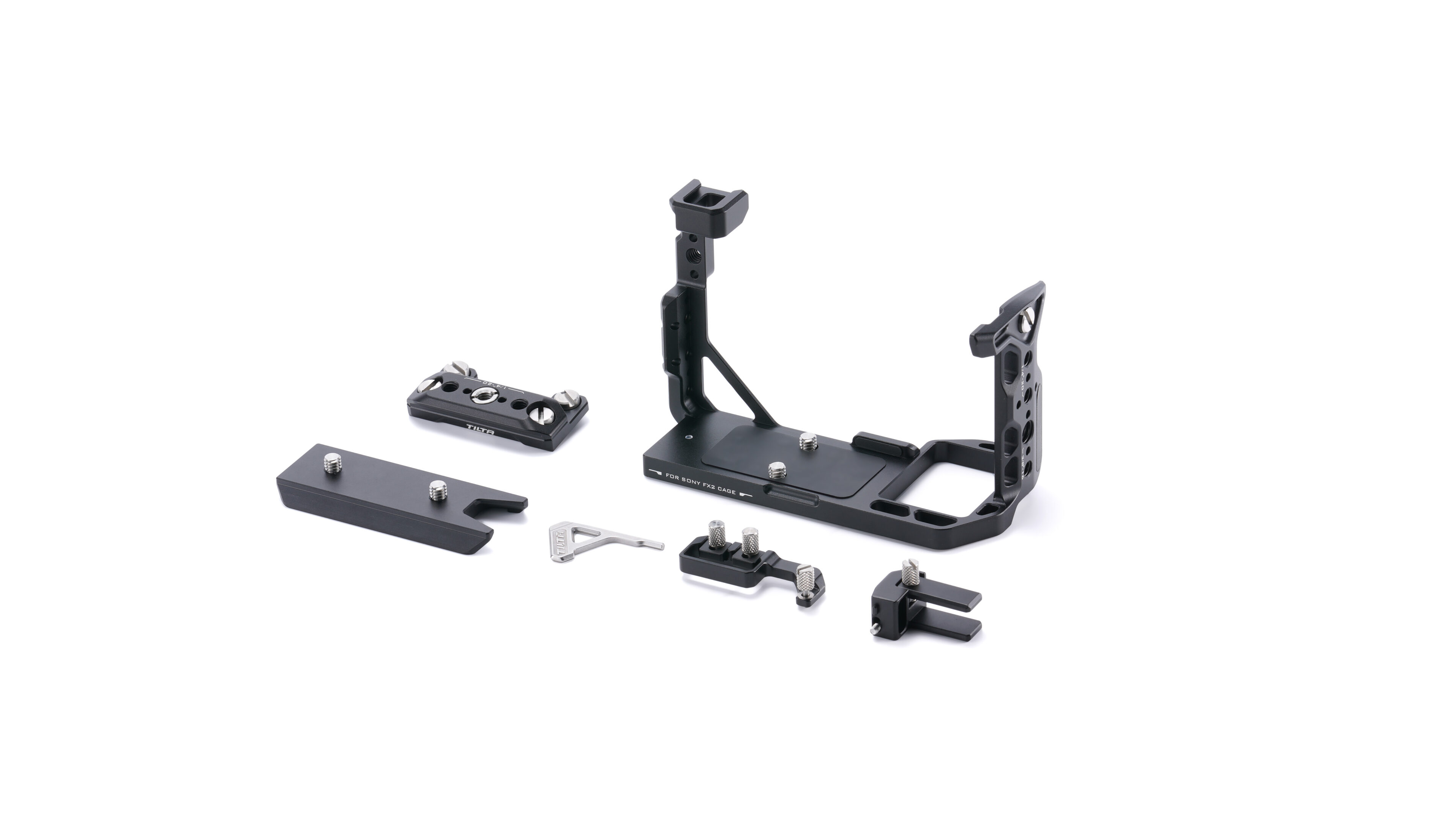 SONY FX2 TILTA フルカメラケージ シルバー Tilta Full Camera Cage for Sony FX2 (Titanium Gray)