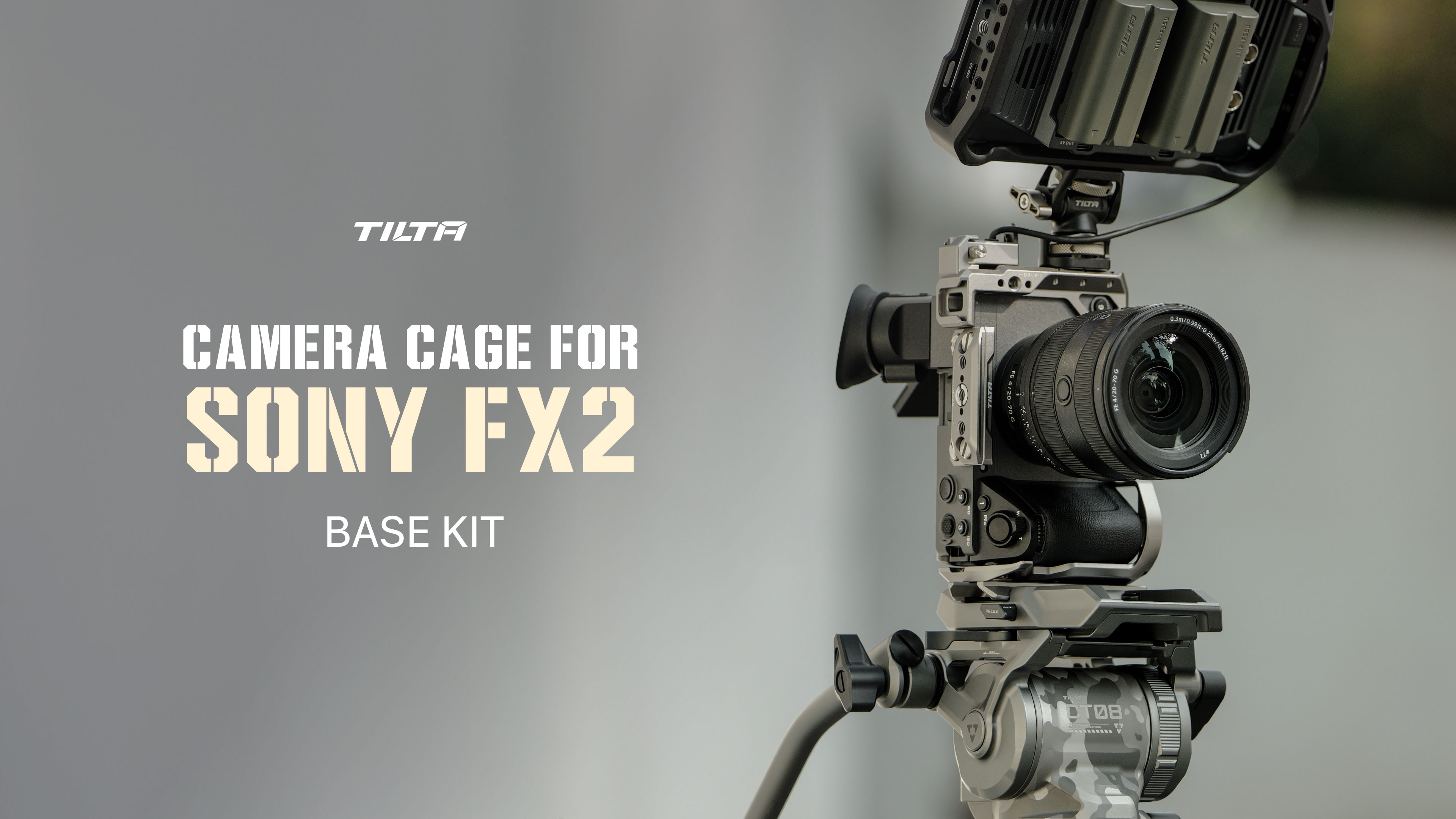 tilta Sony FX2 カメラケージ アルミ製 Camera Cage for Sony FX2 Base Kit | Tilta