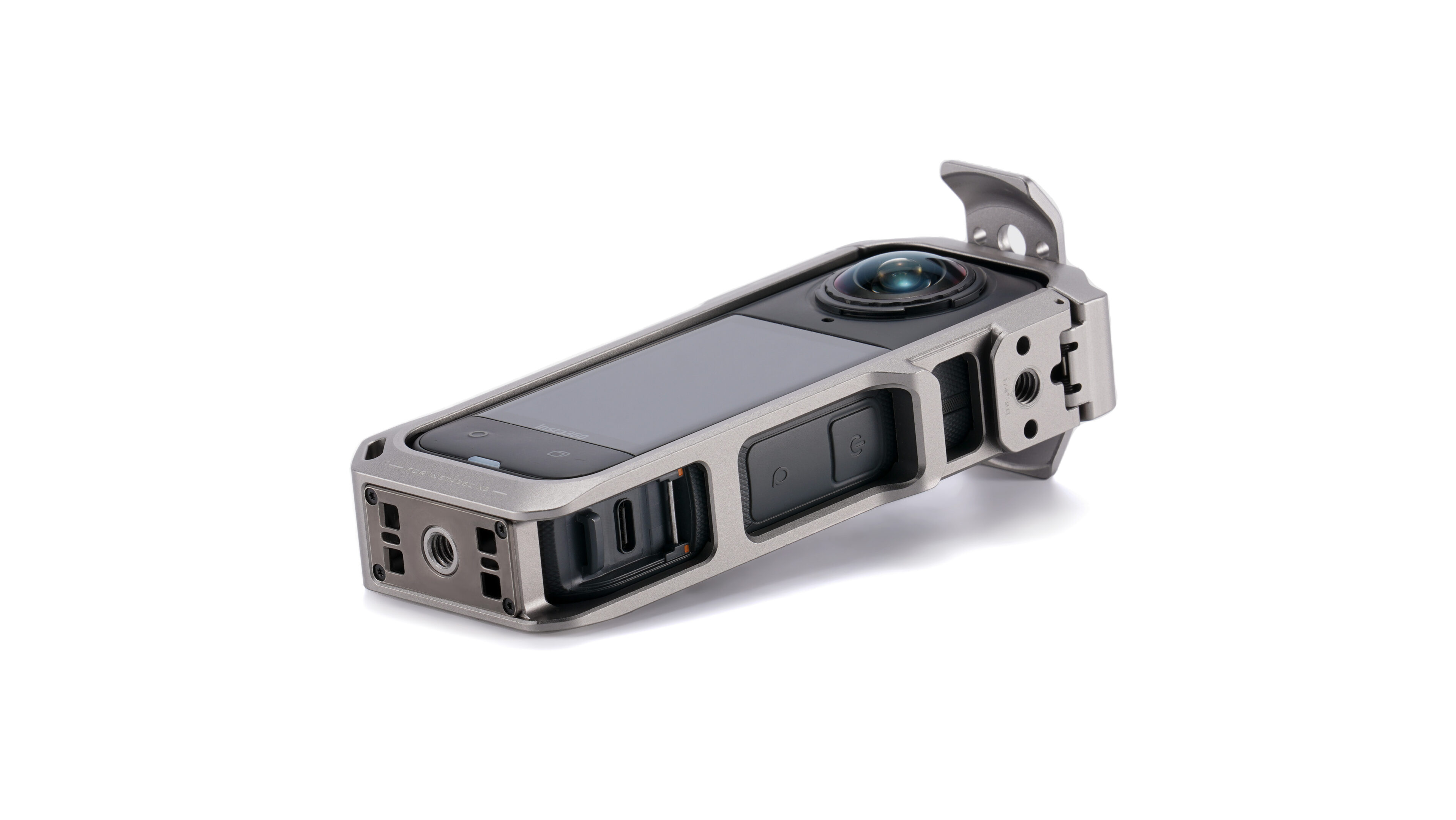 Full Camera Cage for Insta360 X5 - Titanium Gray | Tilta