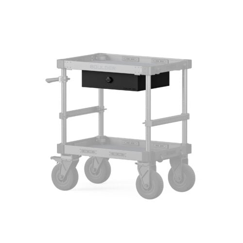 Top Drawer with Lock for Boulder Camera Cart - Black