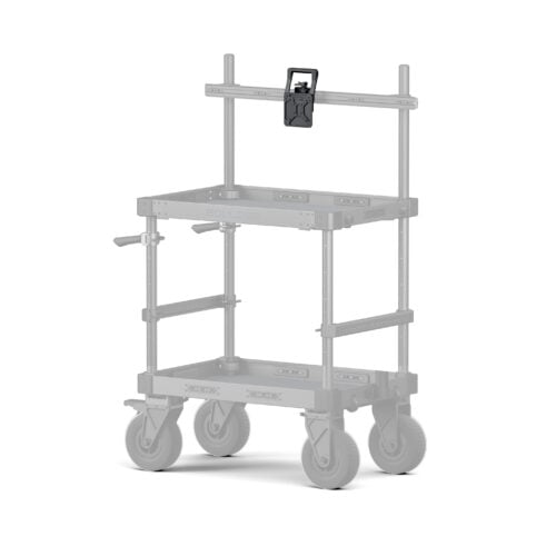 Monitor Mount for Boulder Camera Cart Mounting Bar - Black